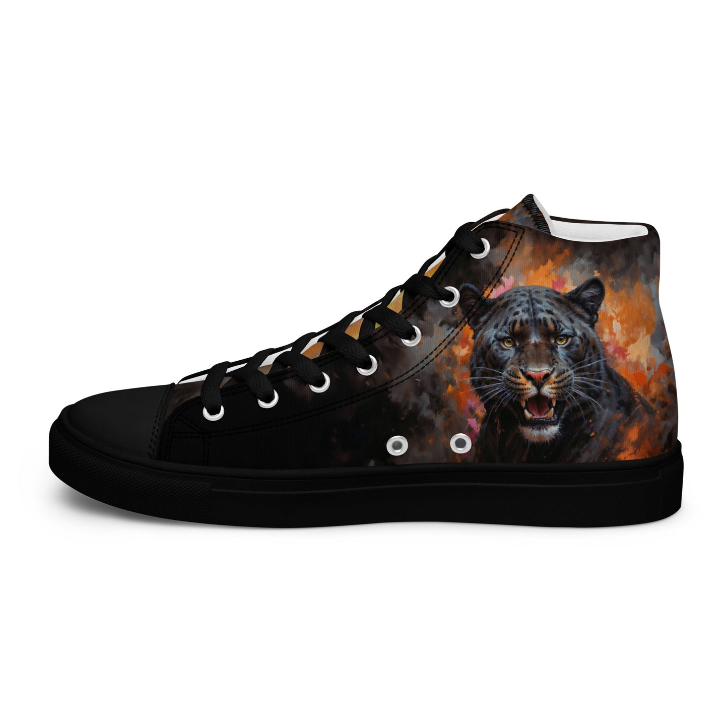 Men’s high top canvas shoes - BLack Panther - Shoes
