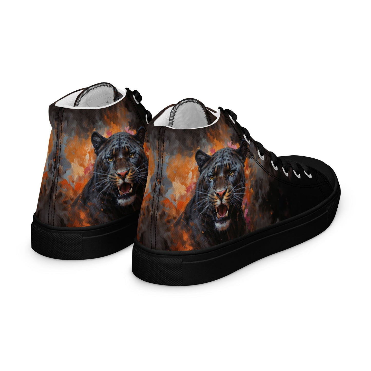 Men’s high top canvas shoes - BLack Panther - Shoes