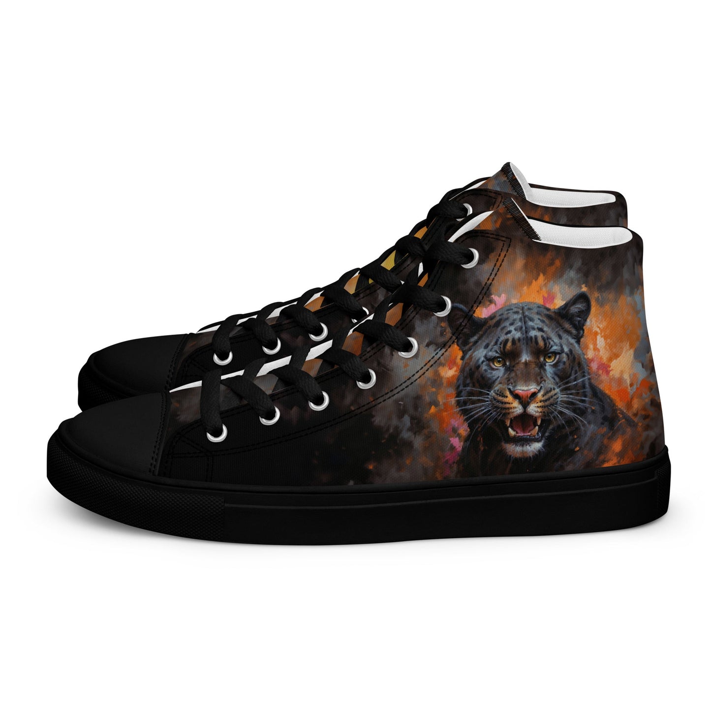 Men’s high top canvas shoes - BLack Panther - Shoes