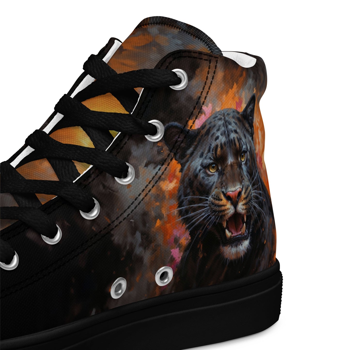 Men’s high top canvas shoes - BLack Panther - Shoes
