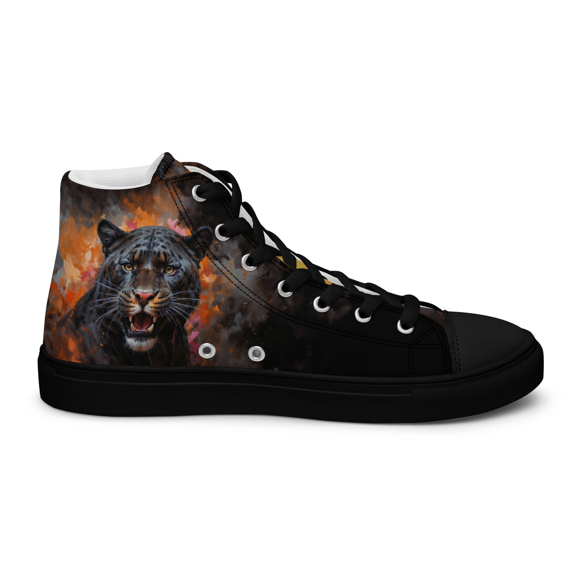 Men’s high top canvas shoes - BLack Panther - Shoes