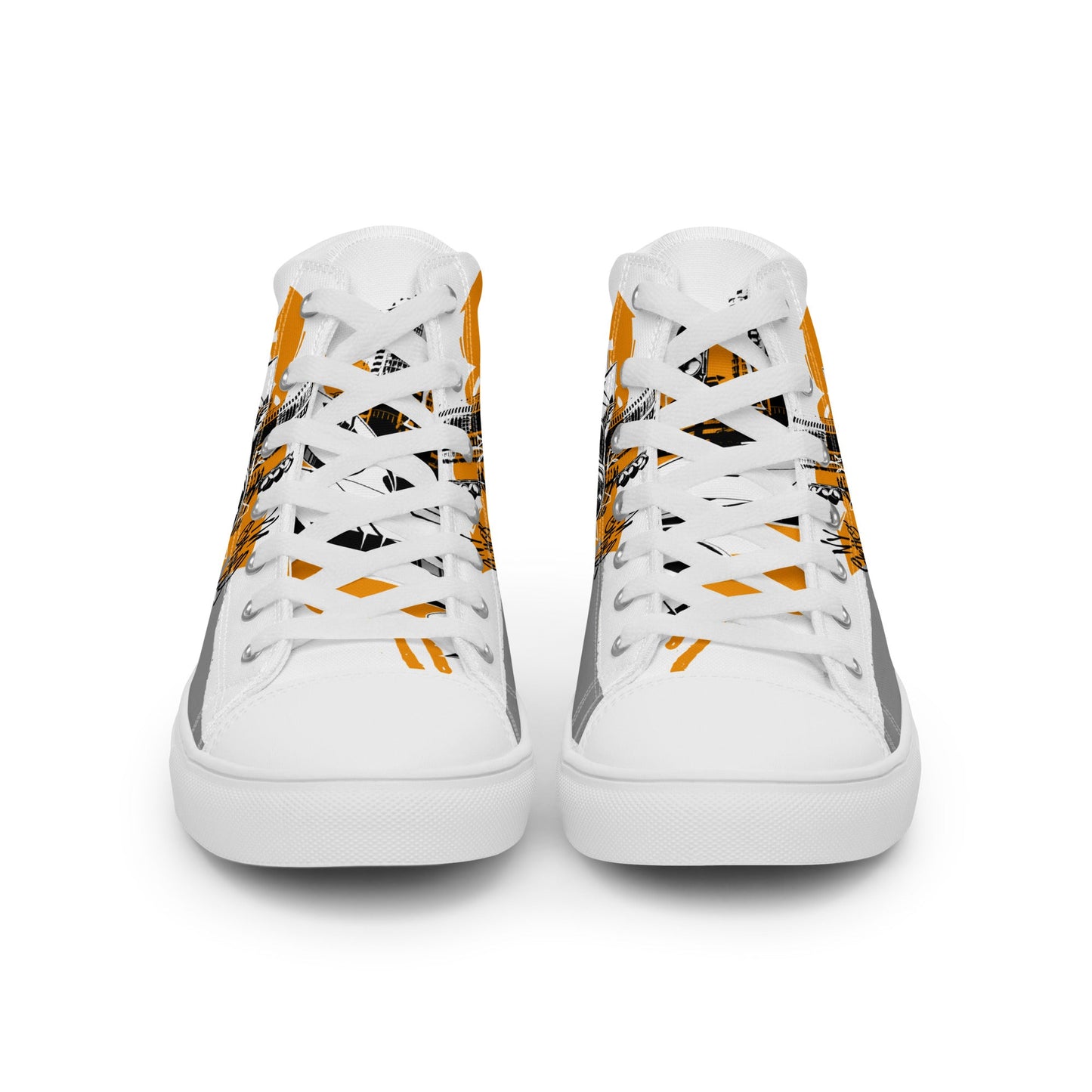 Men’s high top canvas shoes -Racing car - Shoes