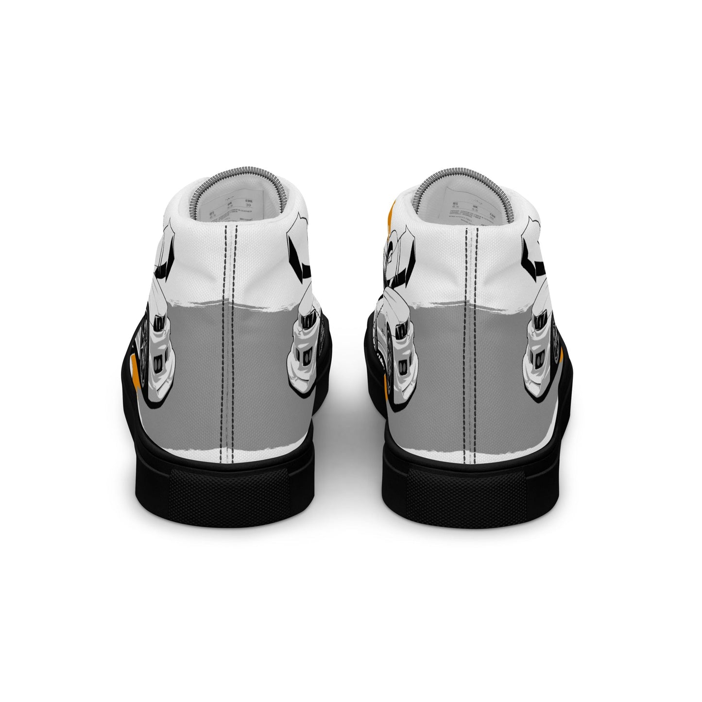 Men’s high top canvas shoes -Racing car - Shoes