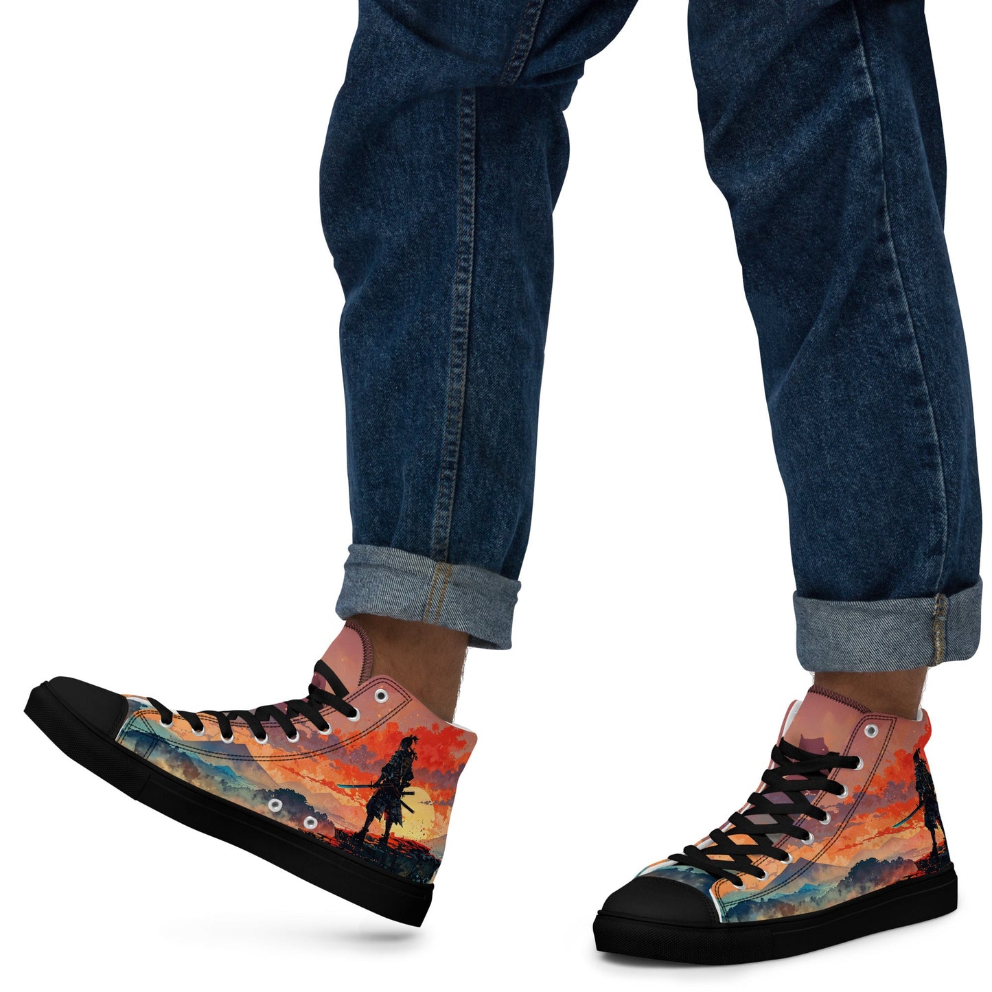 Men’s high top canvas shoes - Samurai - Shoes