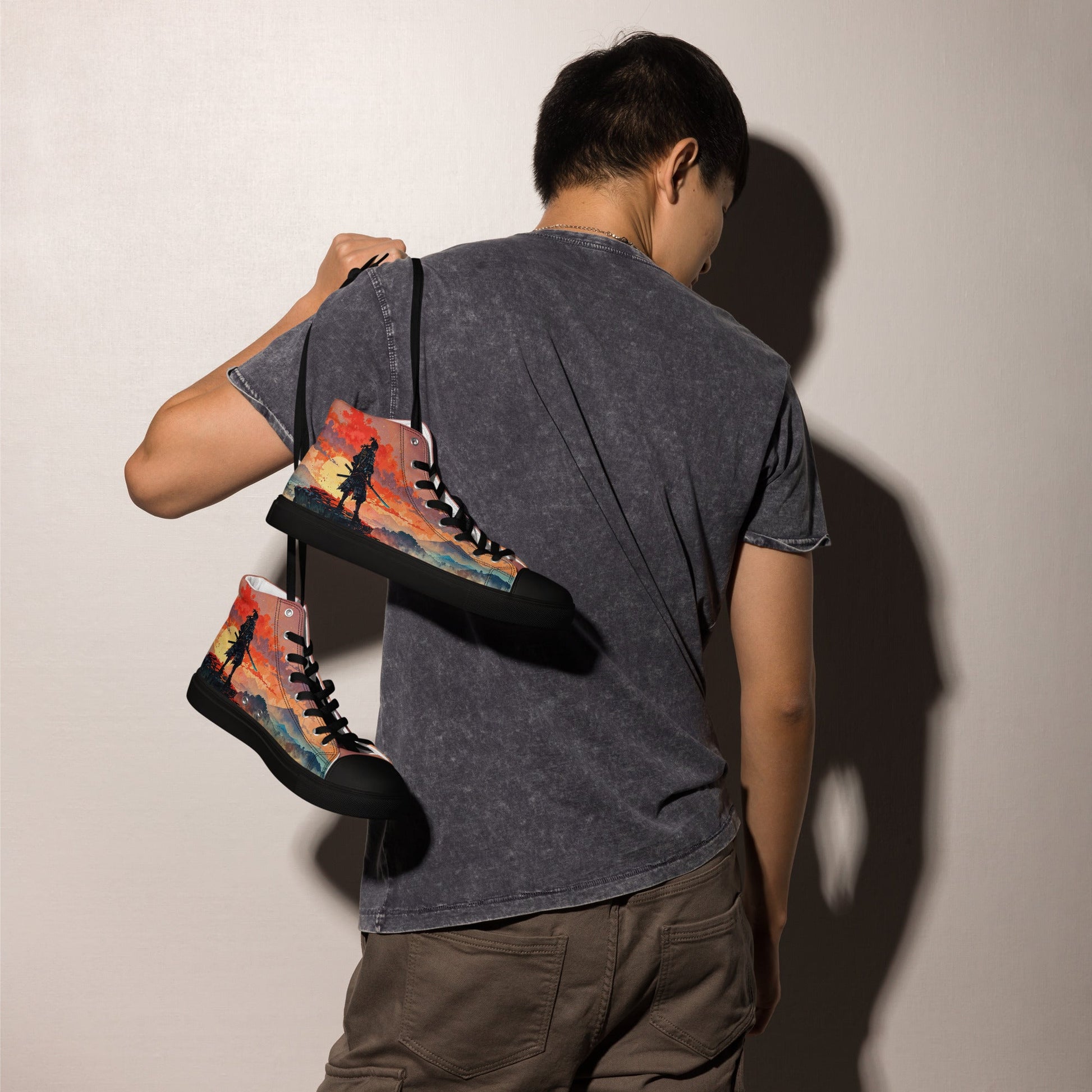 Men’s high top canvas shoes - Samurai - Shoes