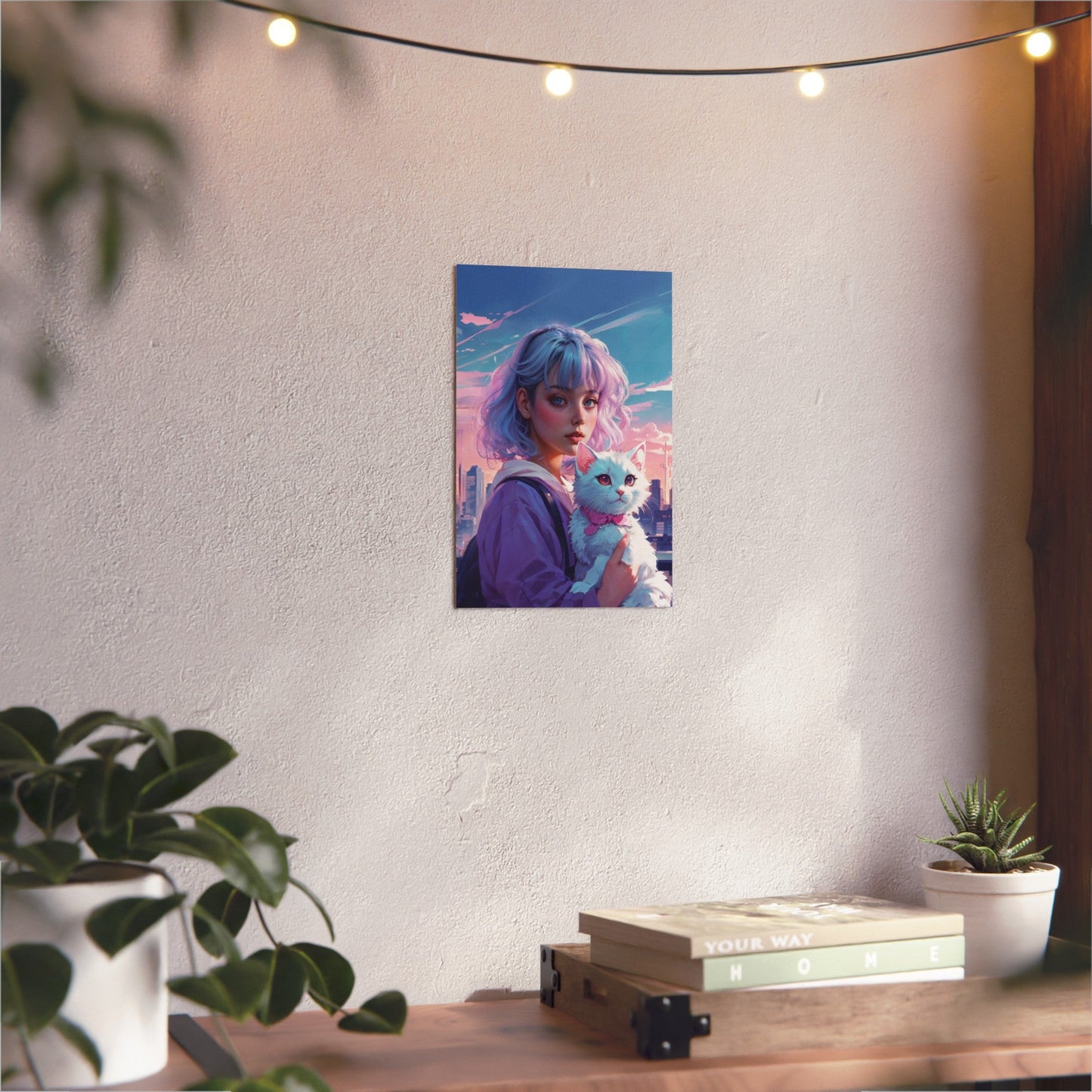 Metal Poster - Modern Metal Wall Art- Anime - Home Decor
