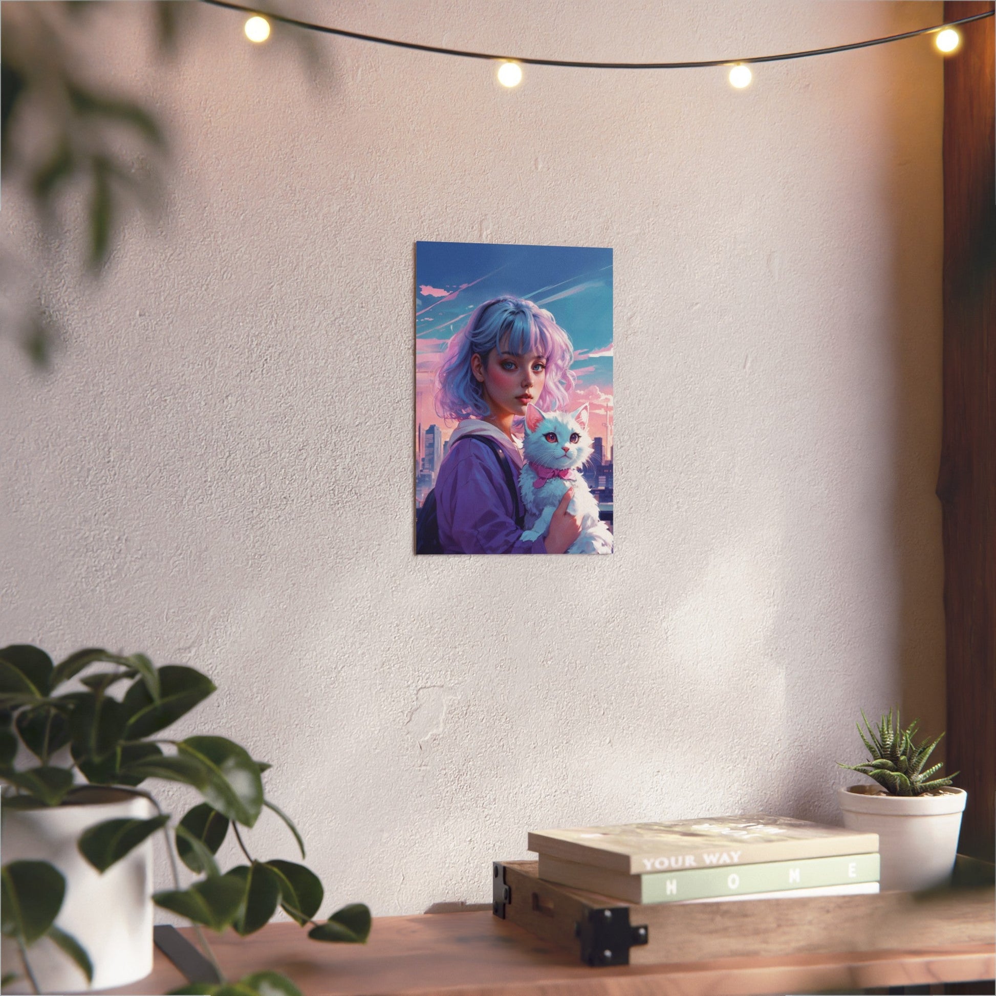 Metal Poster - Modern Metal Wall Art- Anime - Home Decor