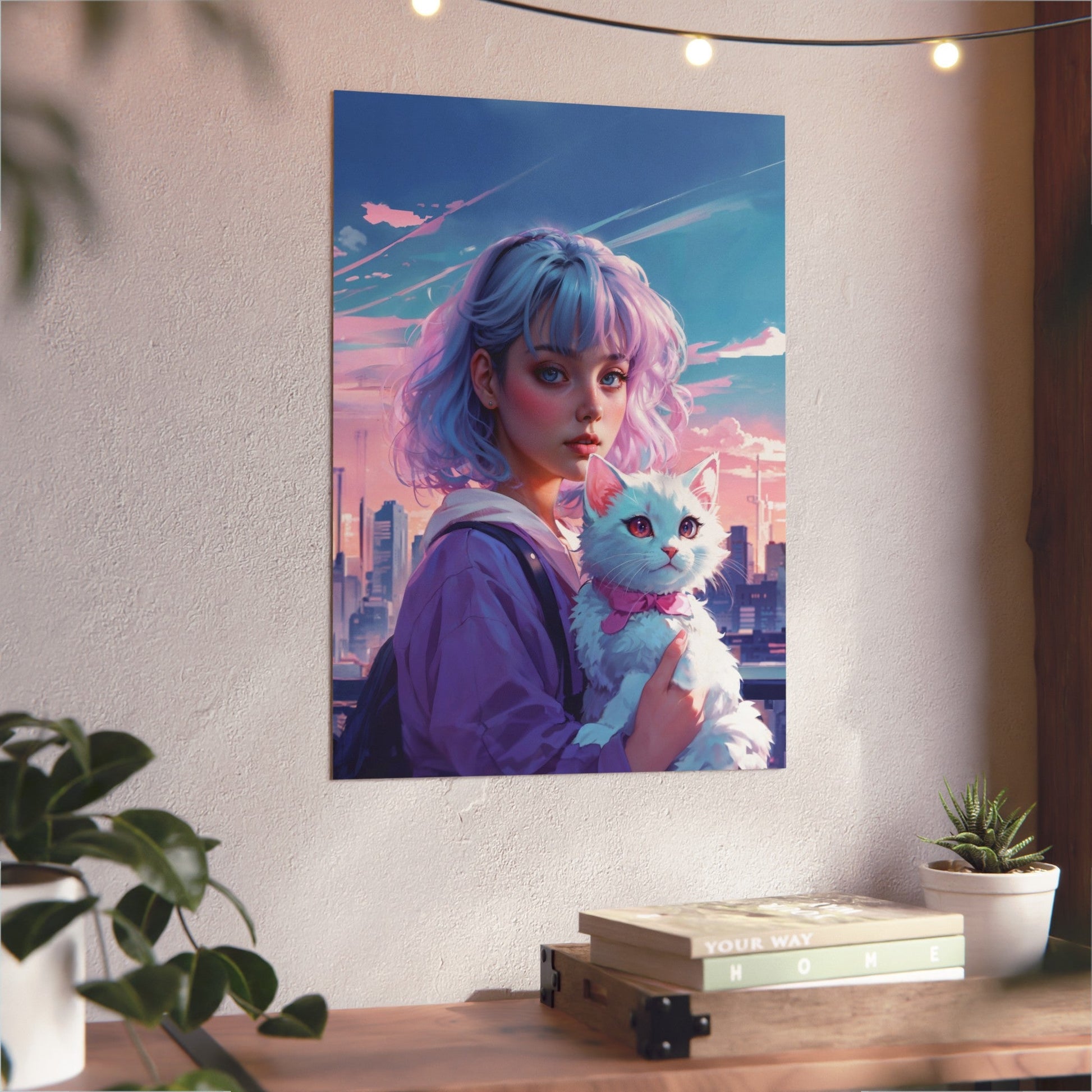 Metal Poster - Modern Metal Wall Art- Anime - Home Decor