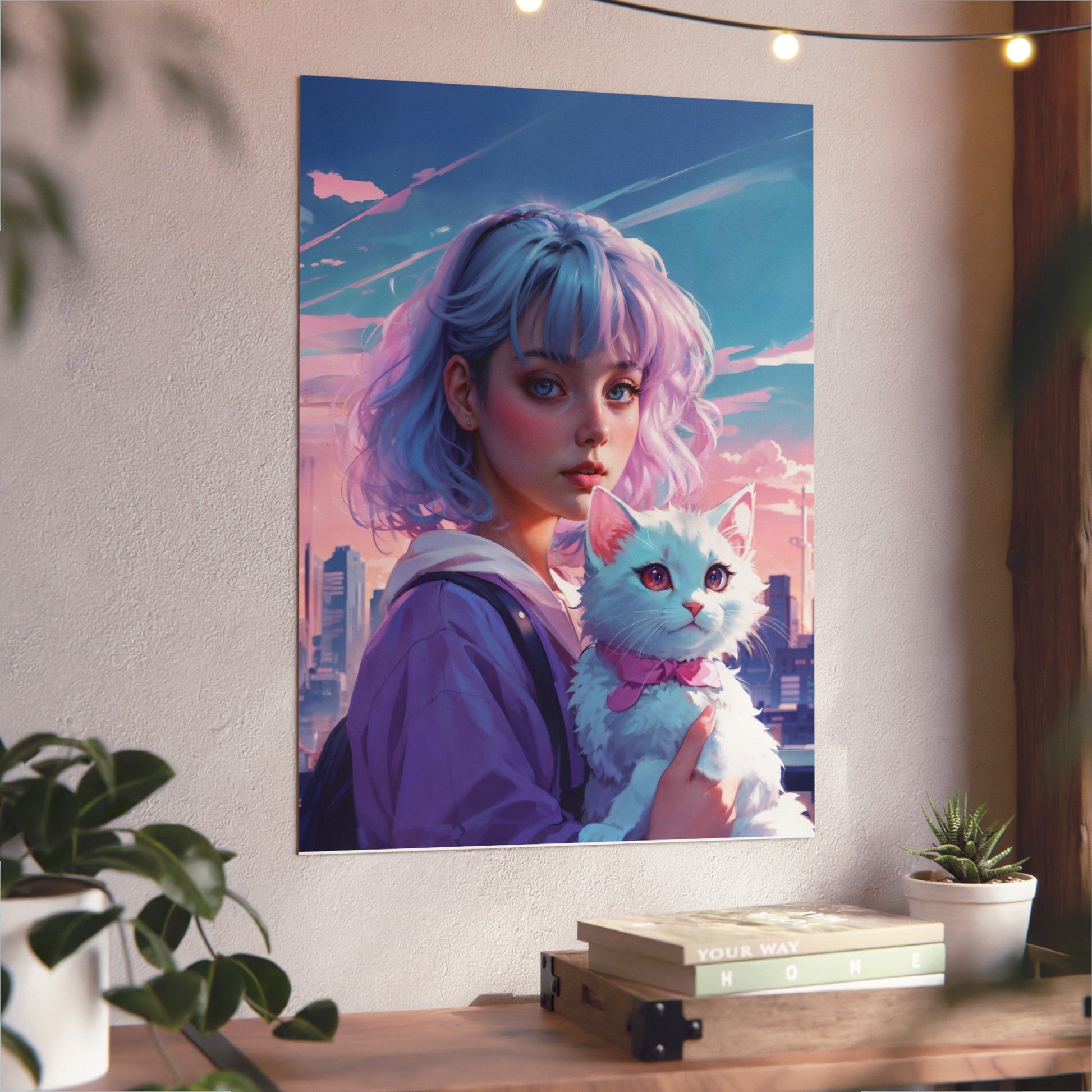 Metal Poster - Modern Metal Wall Art- Anime - Home Decor