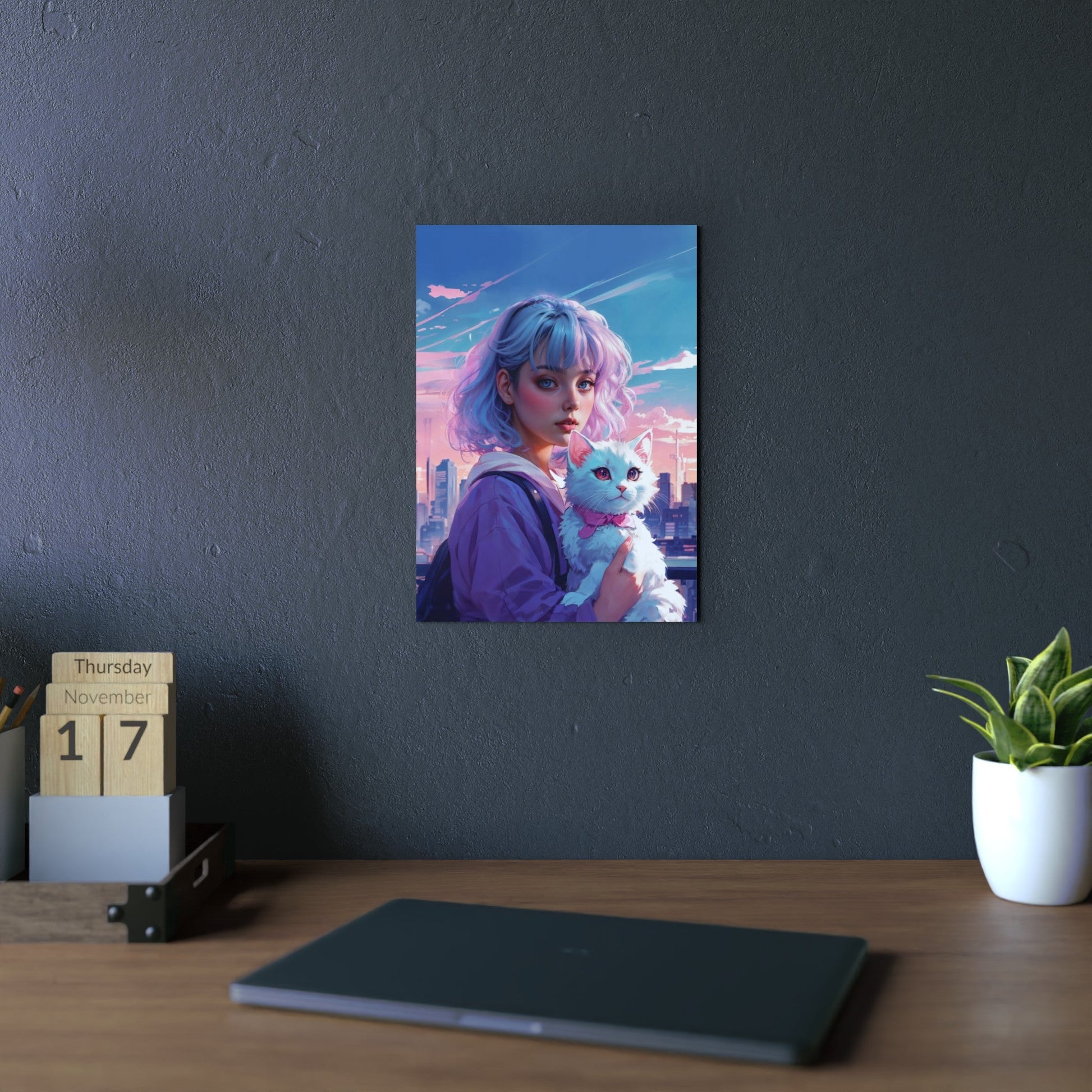 Metal Poster - Modern Metal Wall Art- Anime - Home Decor