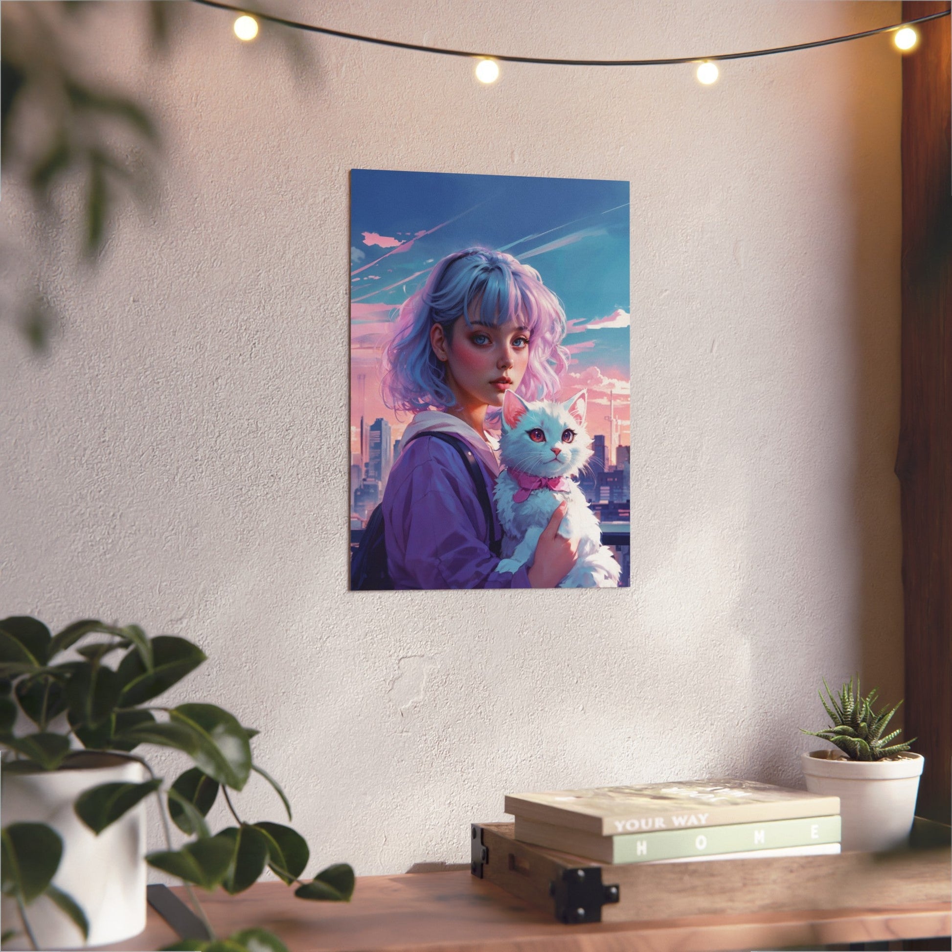 Metal Poster - Modern Metal Wall Art- Anime - Home Decor