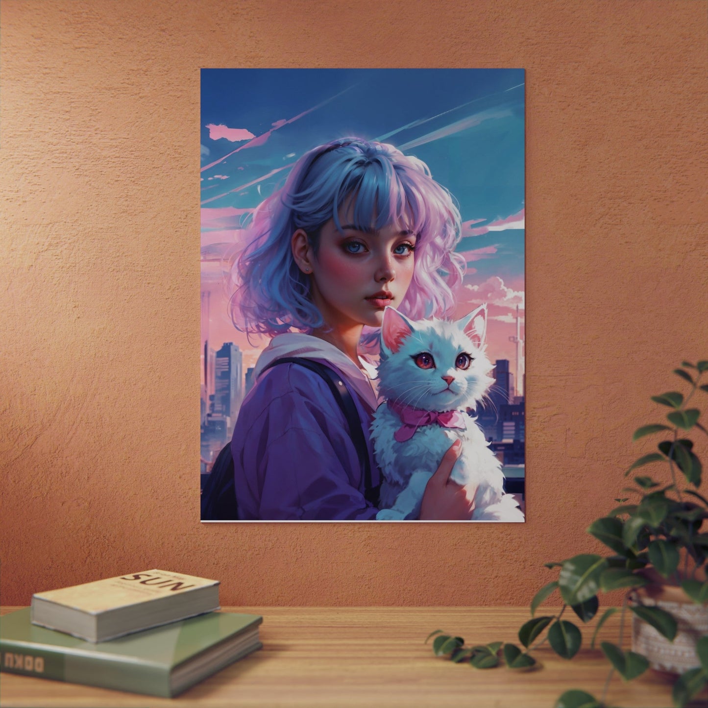 Metal Poster - Modern Metal Wall Art- Anime - Home Decor