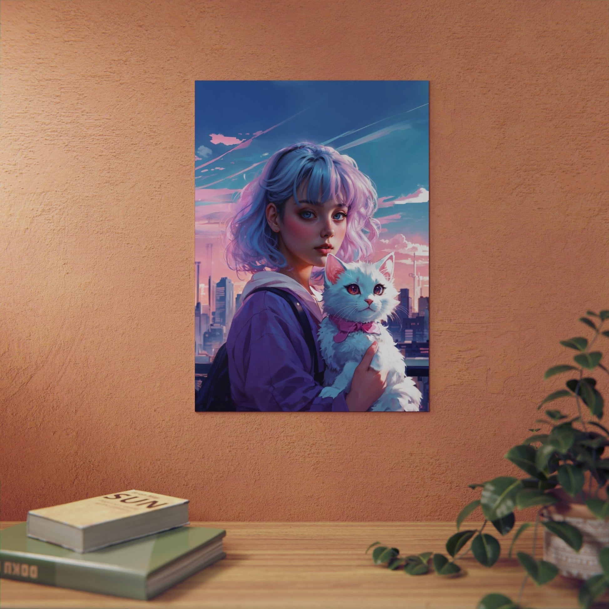Metal Poster - Modern Metal Wall Art- Anime - Home Decor