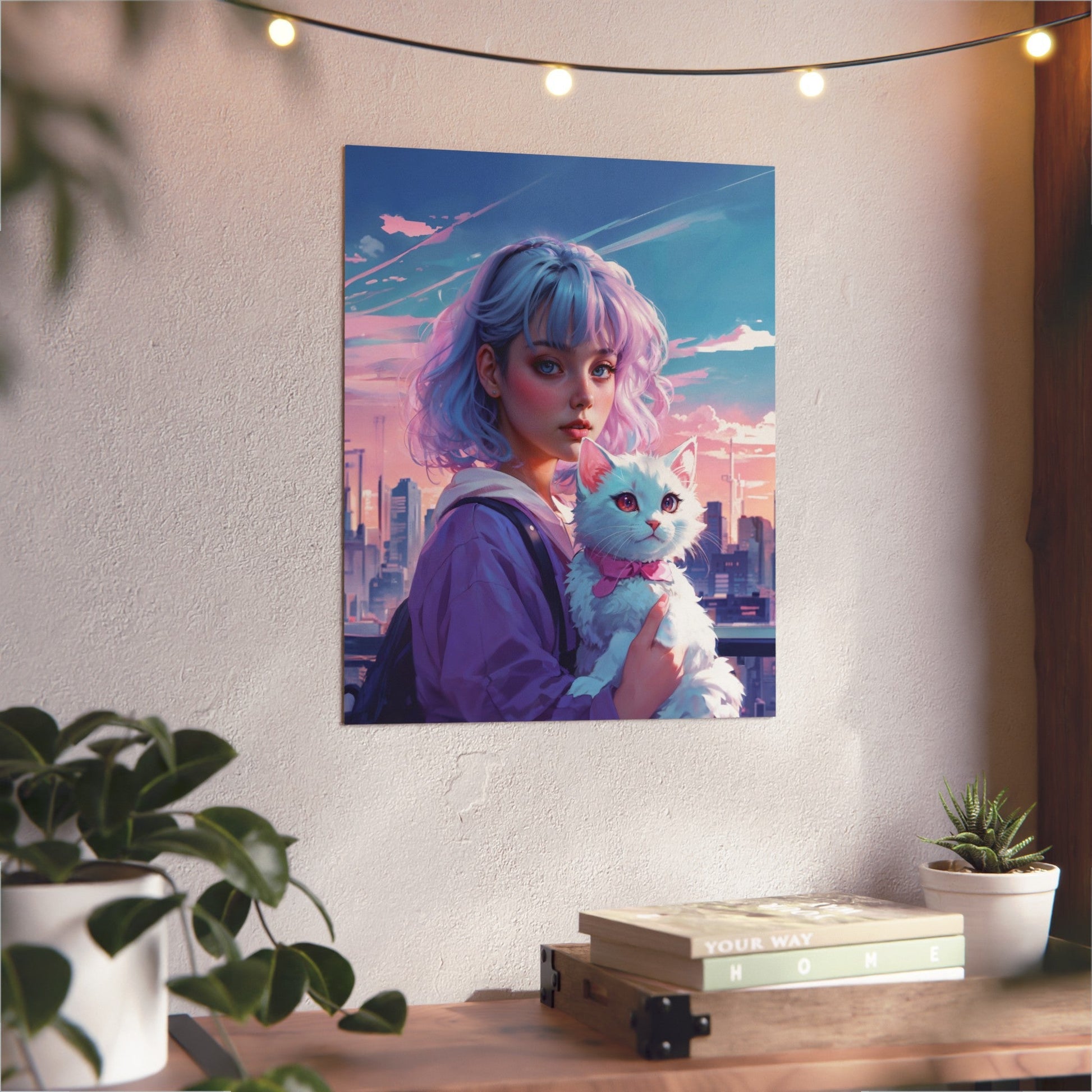 Metal Poster - Modern Metal Wall Art- Anime - Home Decor