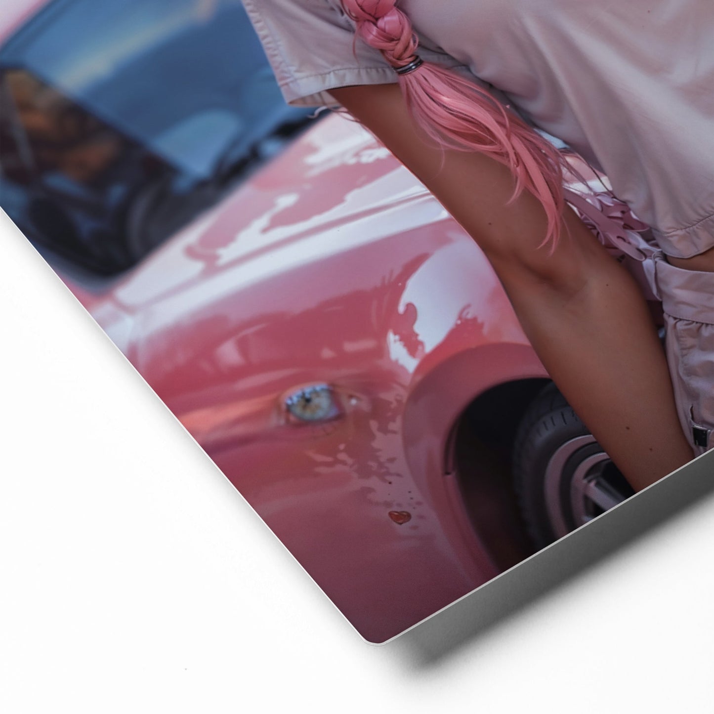 Metal Print - Bubblegum Drive - Home Decor