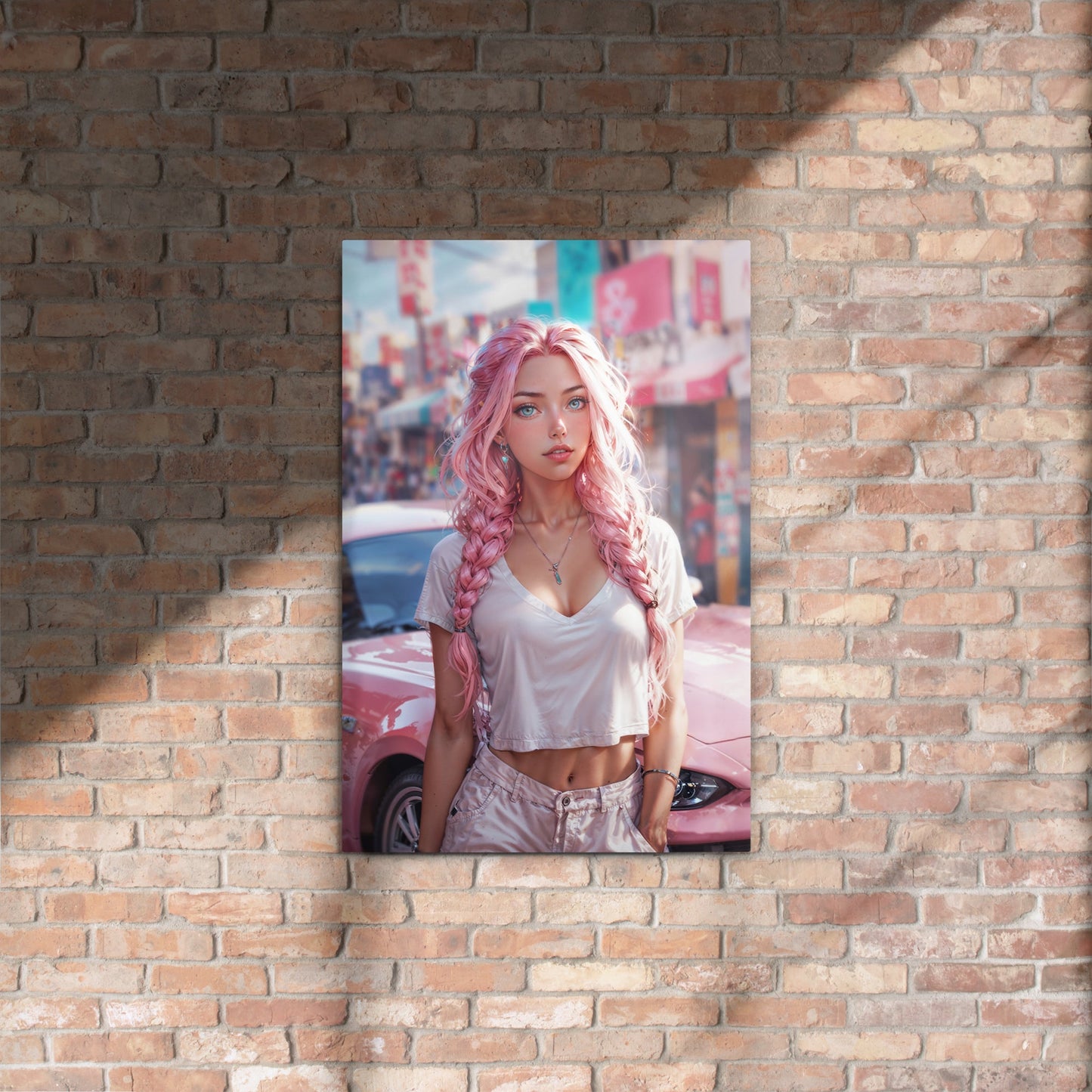 Metal Print - Bubblegum Drive - Home Decor