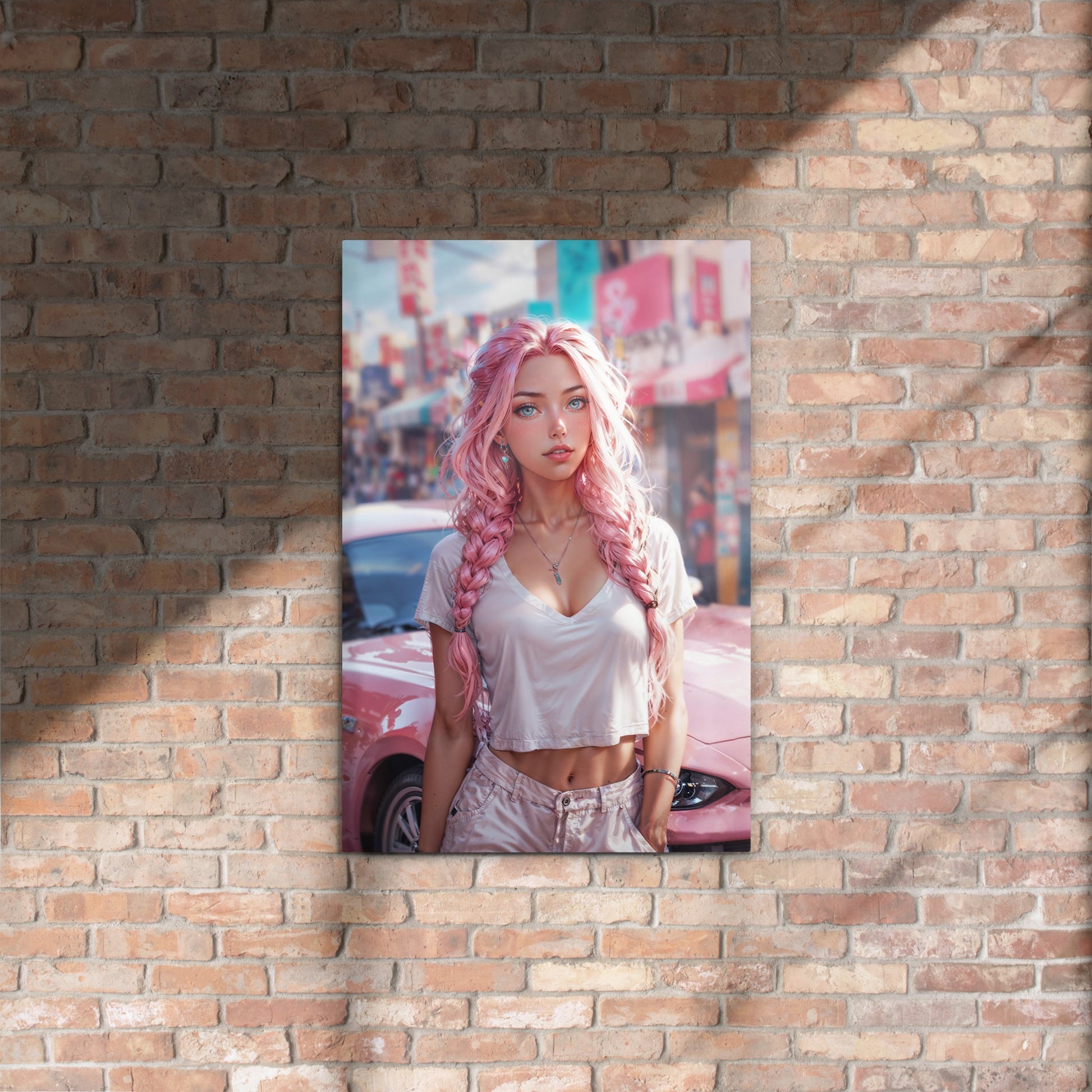 Metal Print - Bubblegum Drive - Home Decor