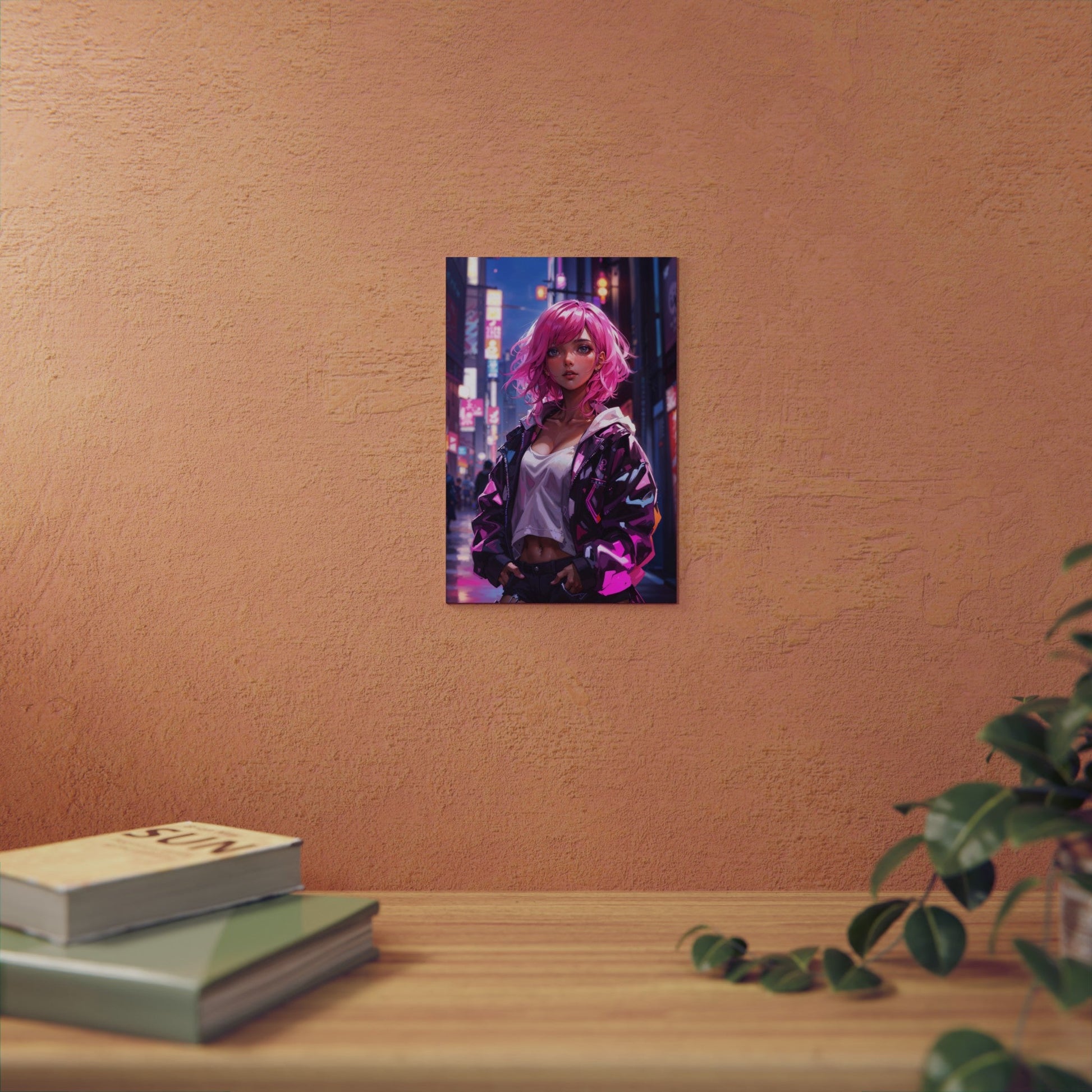 Metal Print - Magenta Muse - Home Decor
