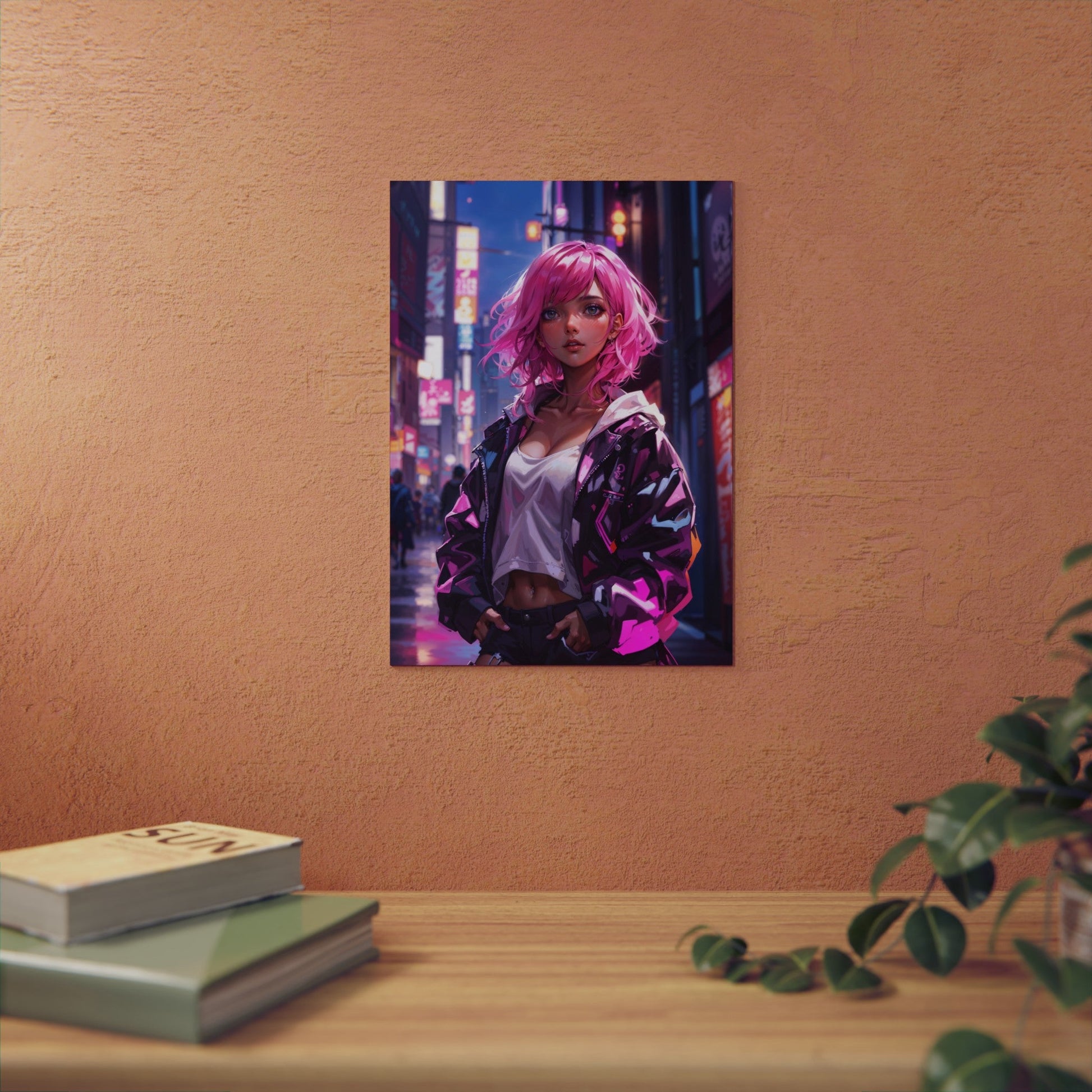 Metal Print - Magenta Muse - Home Decor