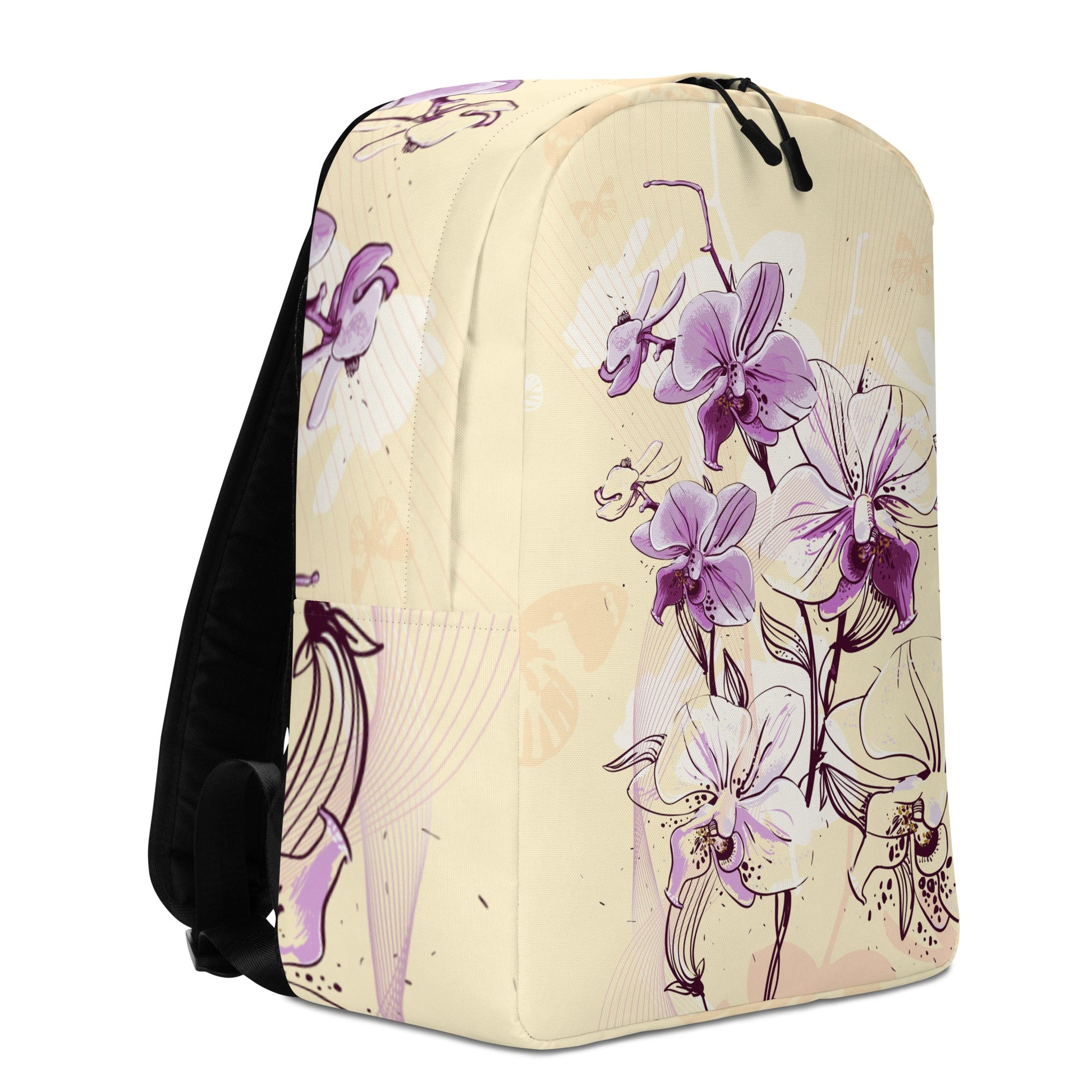 Minimalist Backpack - Orchid Flower - Bags