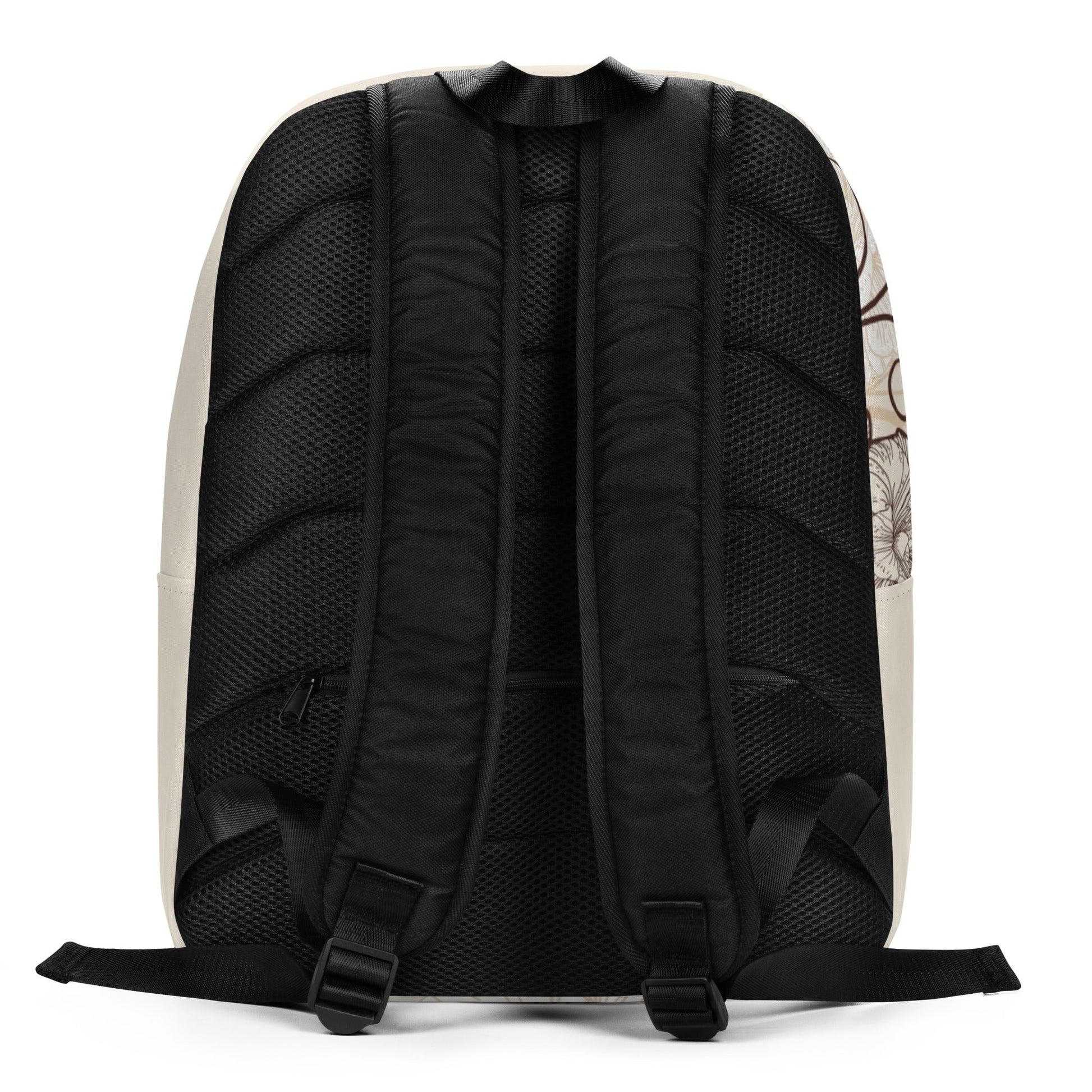 Minimalist Backpack - Vintage Floral Design - Bags
