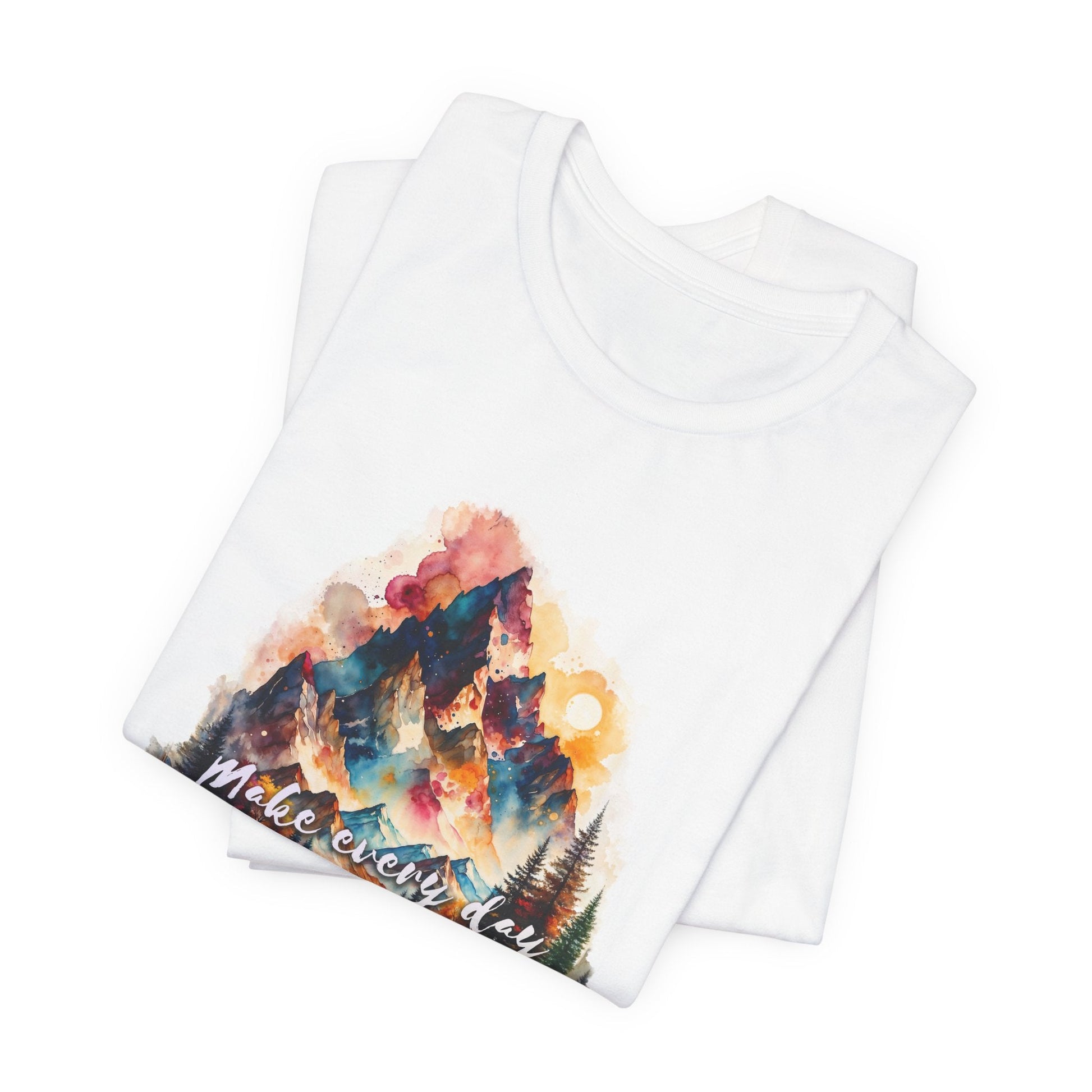 Mountain Landscape T-Shirt - Make Everyday an Expedition - T-Shirt