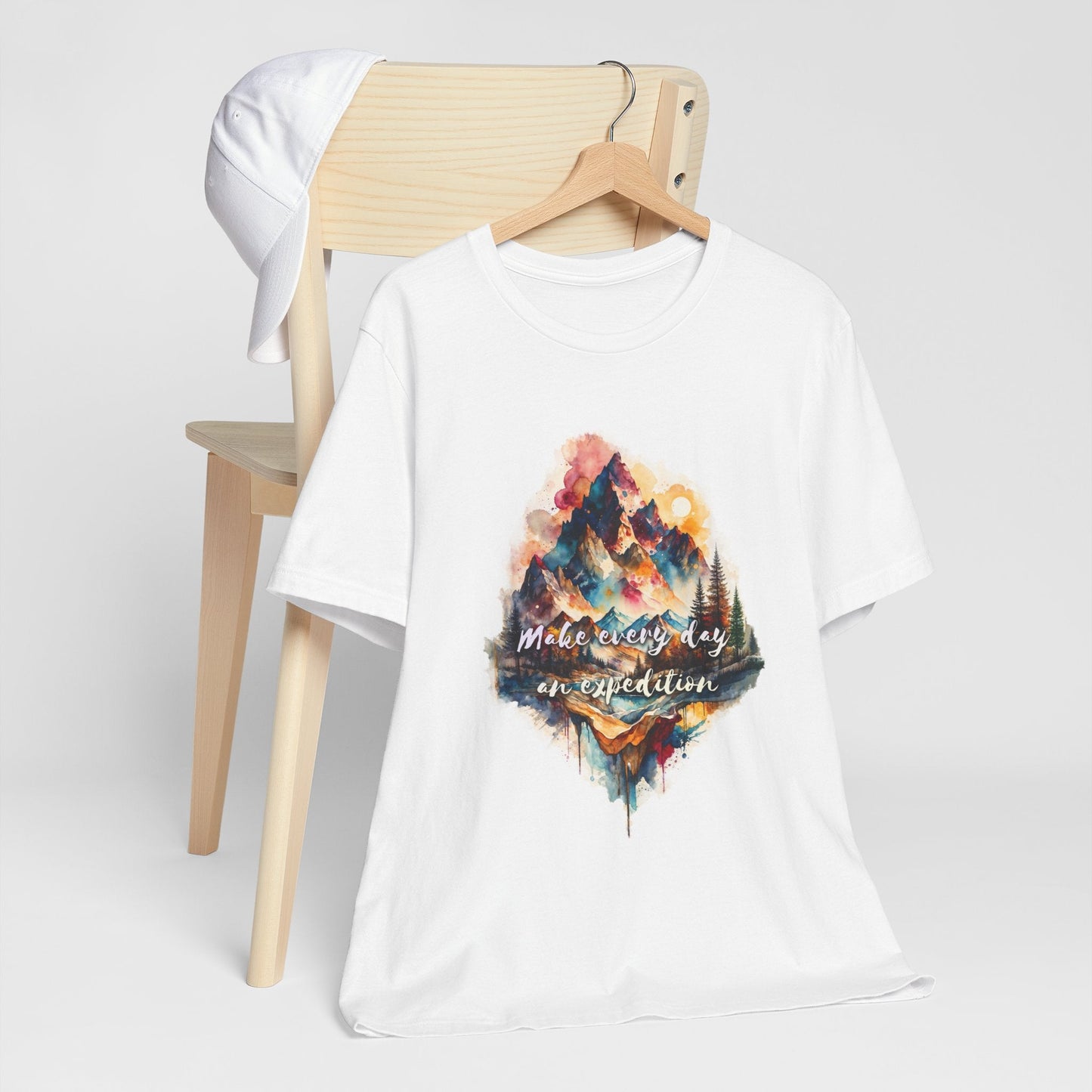 Mountain Landscape T-Shirt - Make Everyday an Expedition - T-Shirt