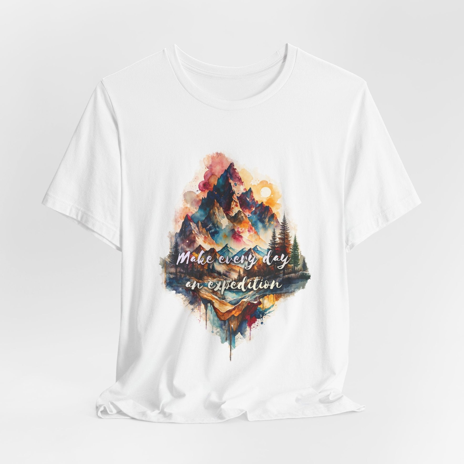 Mountain Landscape T-Shirt - Make Everyday an Expedition - T-Shirt