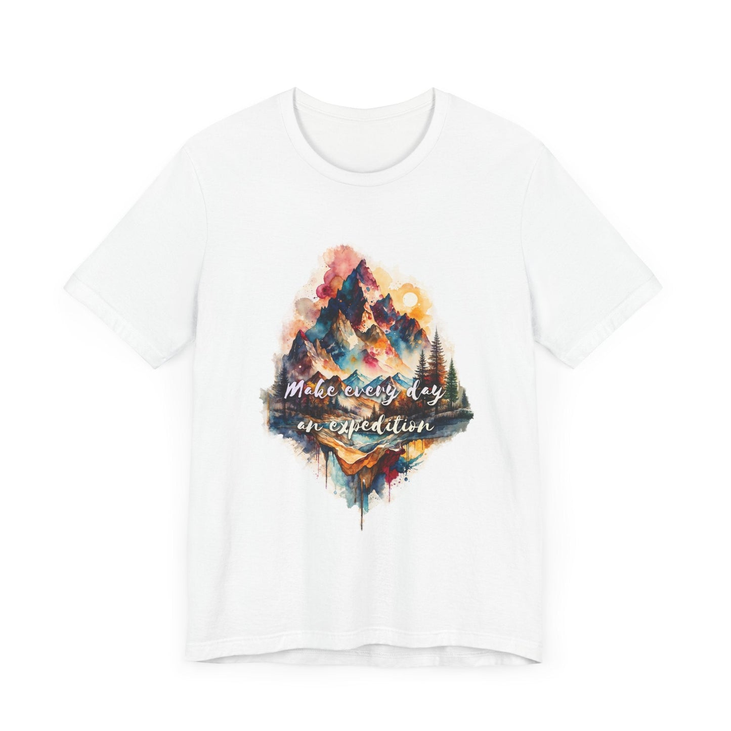 Mountain Landscape T-Shirt - Make Everyday an Expedition - T-Shirt