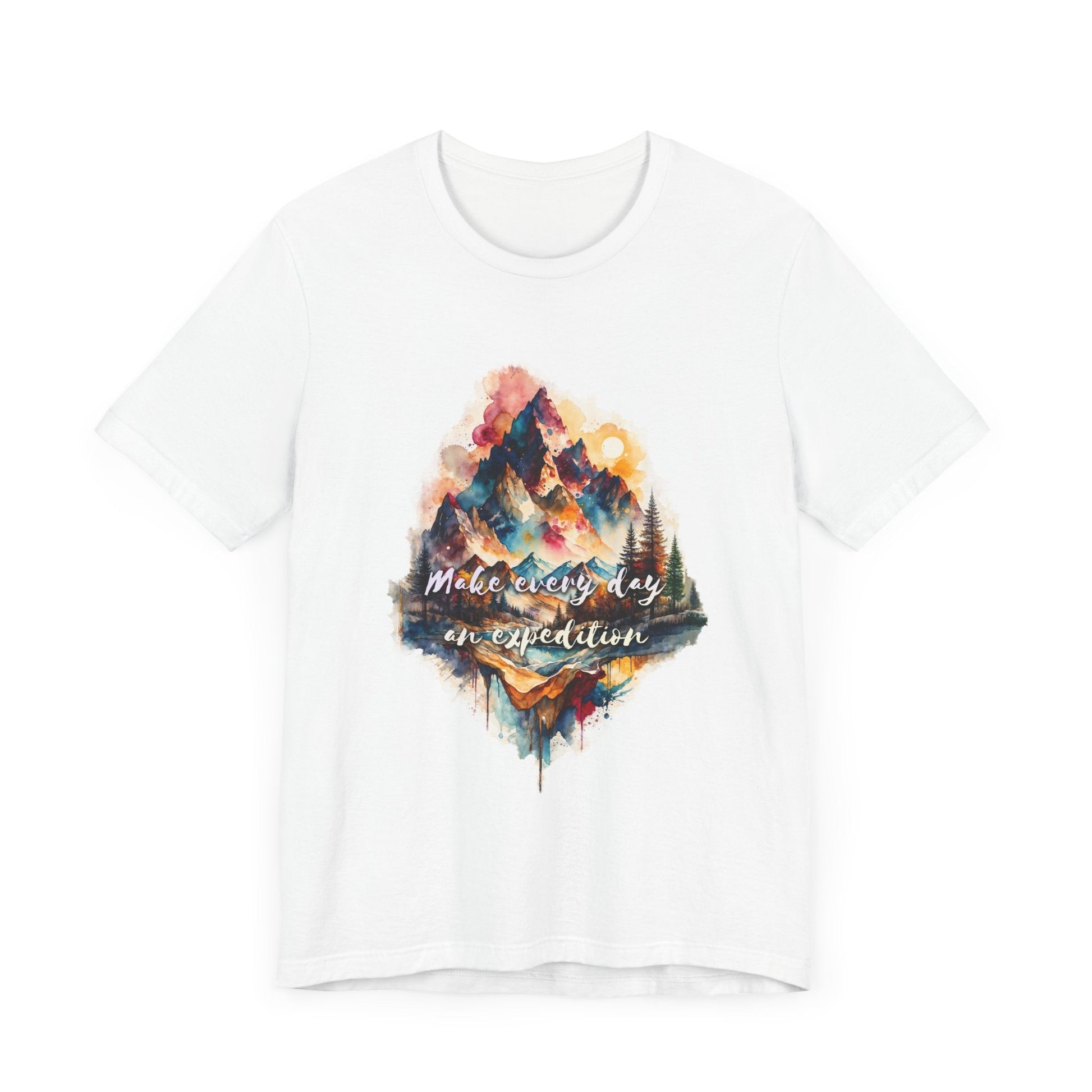 Mountain Landscape T-Shirt - Make Everyday an Expedition - T-Shirt
