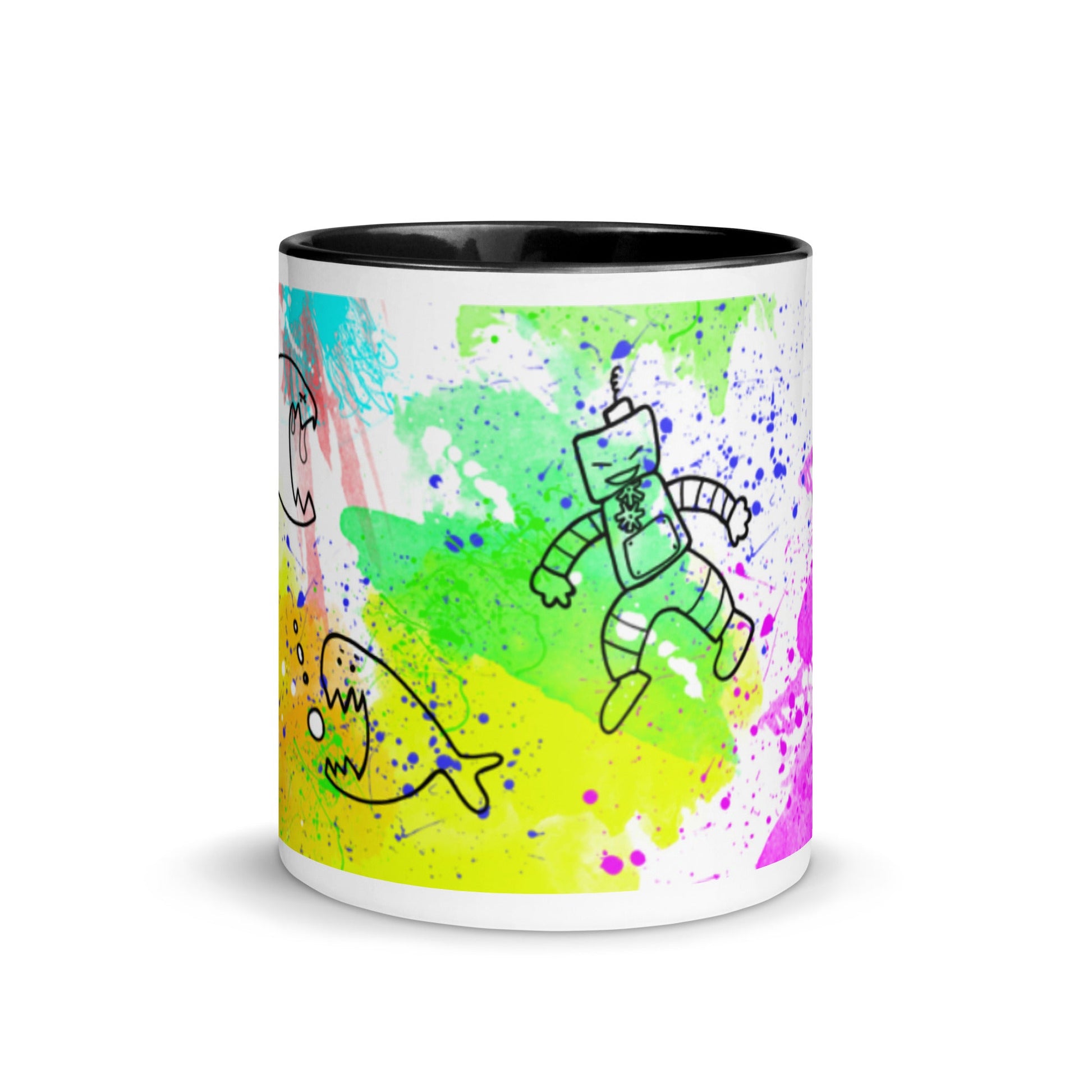 Mug with Color Inside - Doodles - Mugs