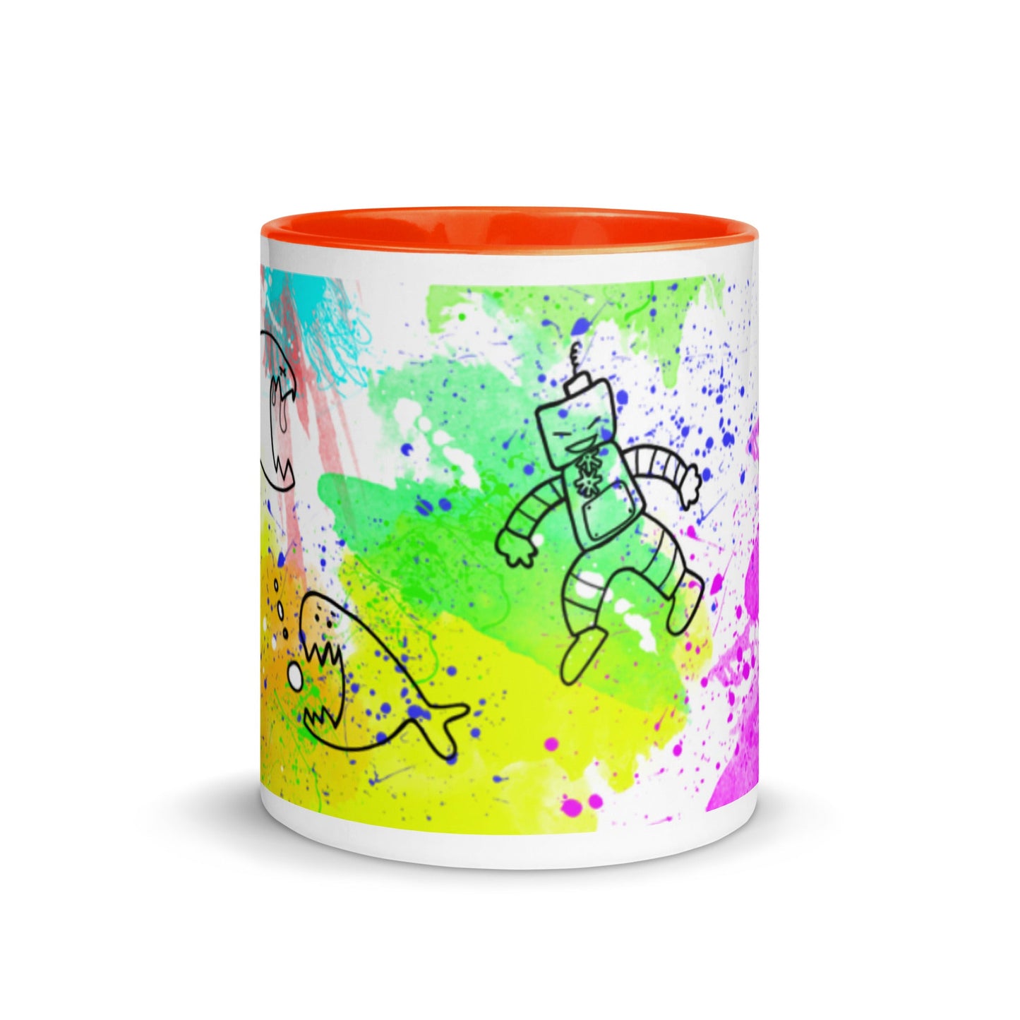 Mug with Color Inside - Doodles - Mugs