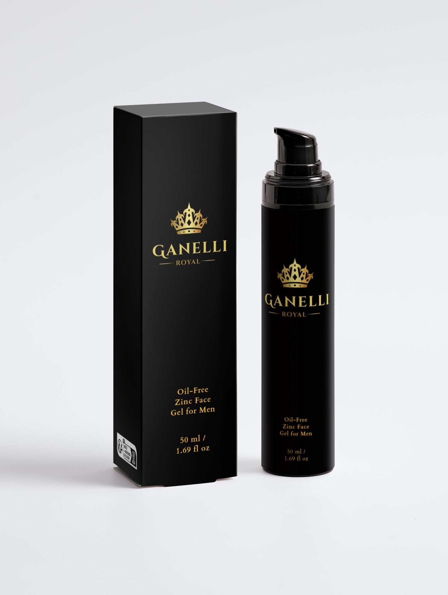 Oil-Free Zinc Face Gel for Men - Ganelli Royal - Cosmetics