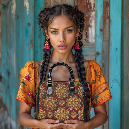 Shoulder Handbag - Oriental