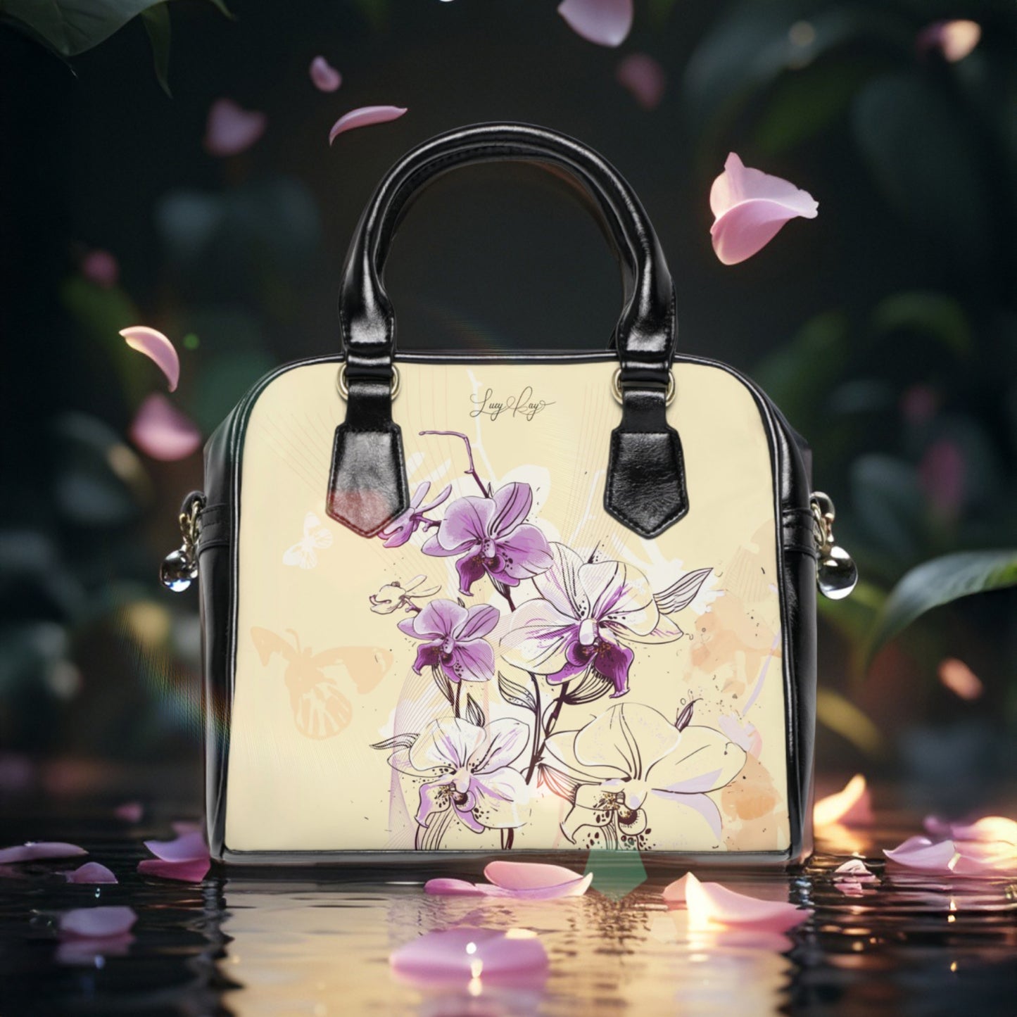 Shoulder Handbag - Orchid