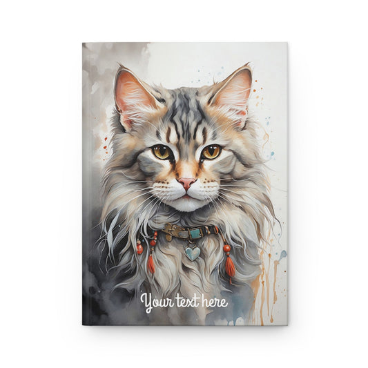 Personalized Hardcover Notebook Custom Name Diary A5 - Journal - Paper products