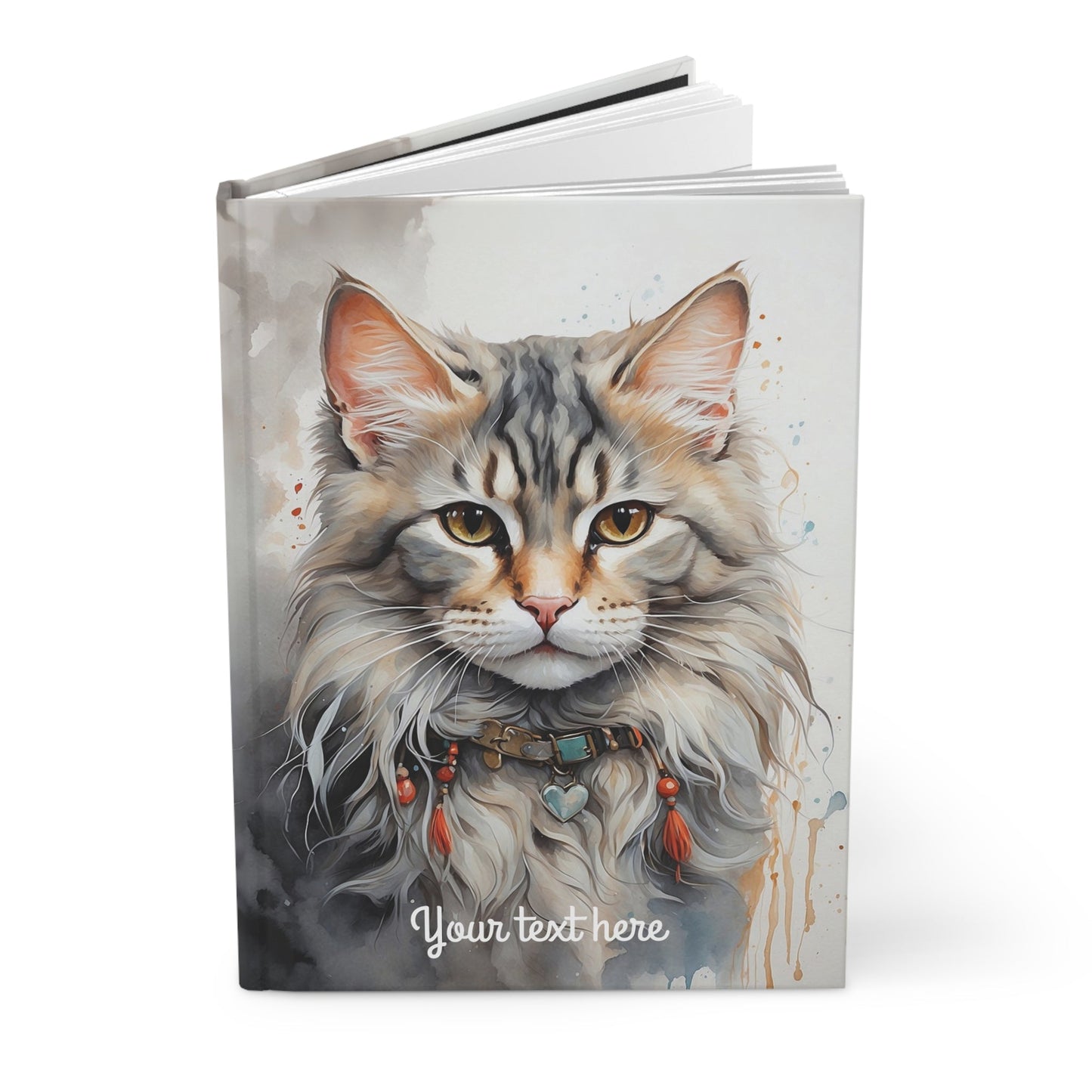 Personalized Hardcover Notebook Custom Name Diary A5 - Journal - Paper products