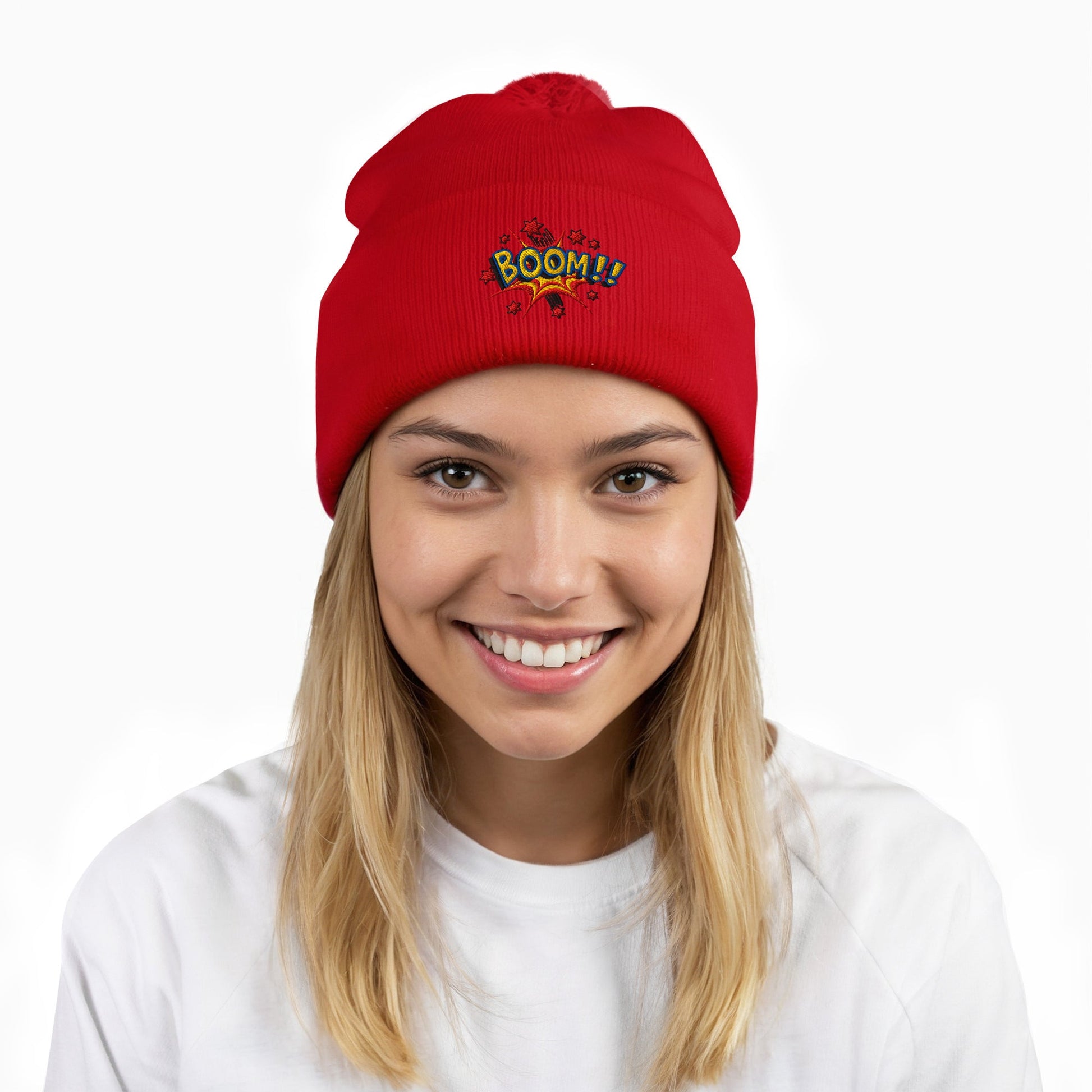Pom-Pom Beanie - Boom - beanie