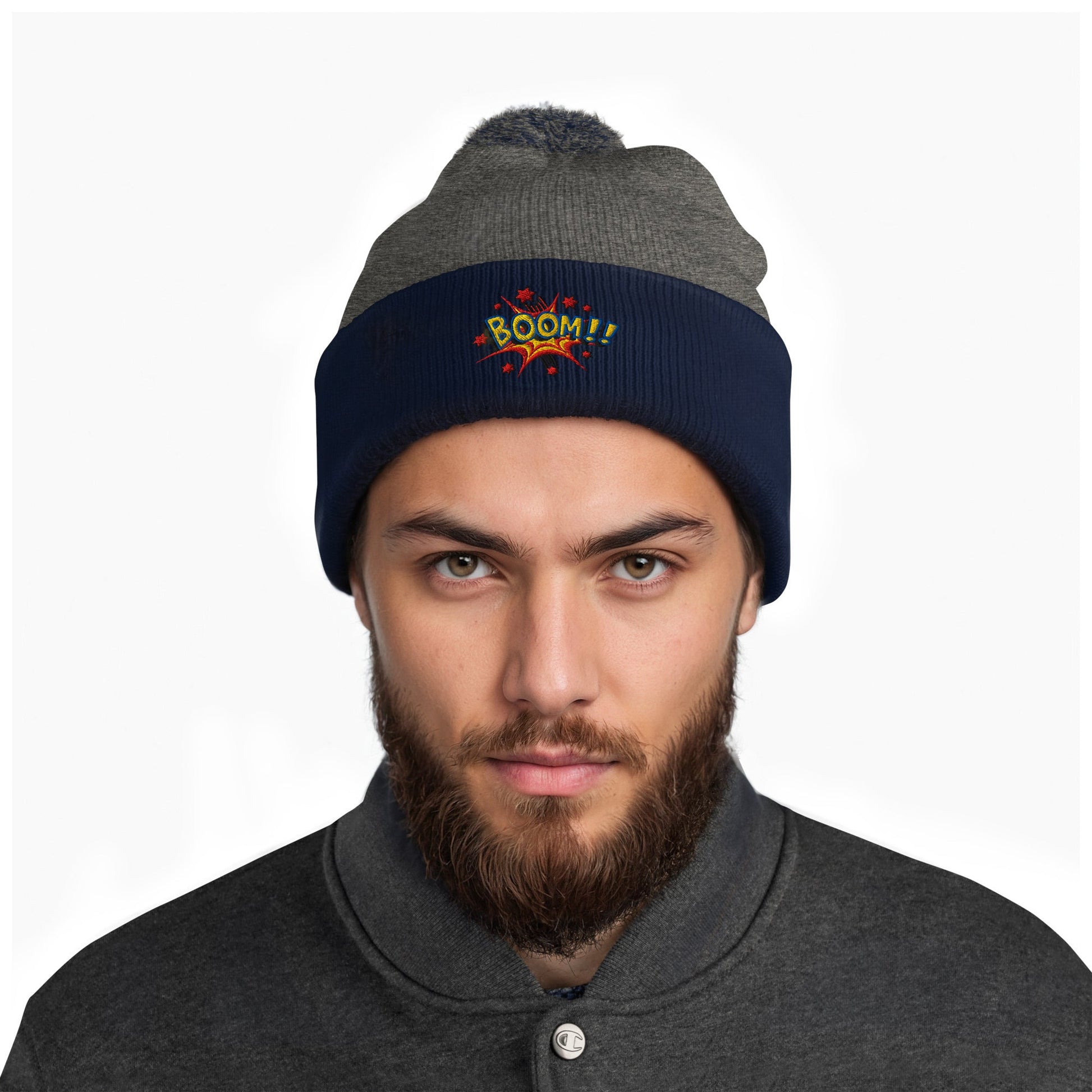 Pom-Pom Beanie - Boom - beanie