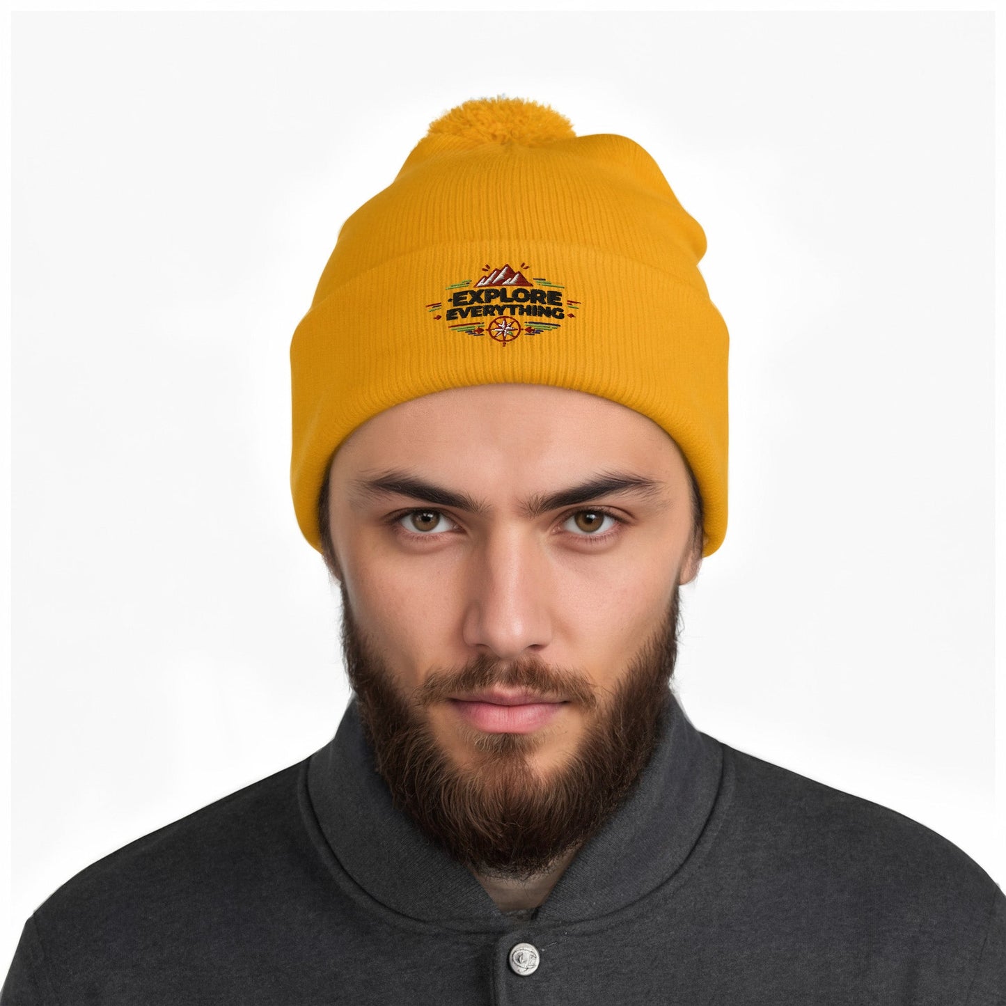 Pom-Pom Beanie - Explore - beanie