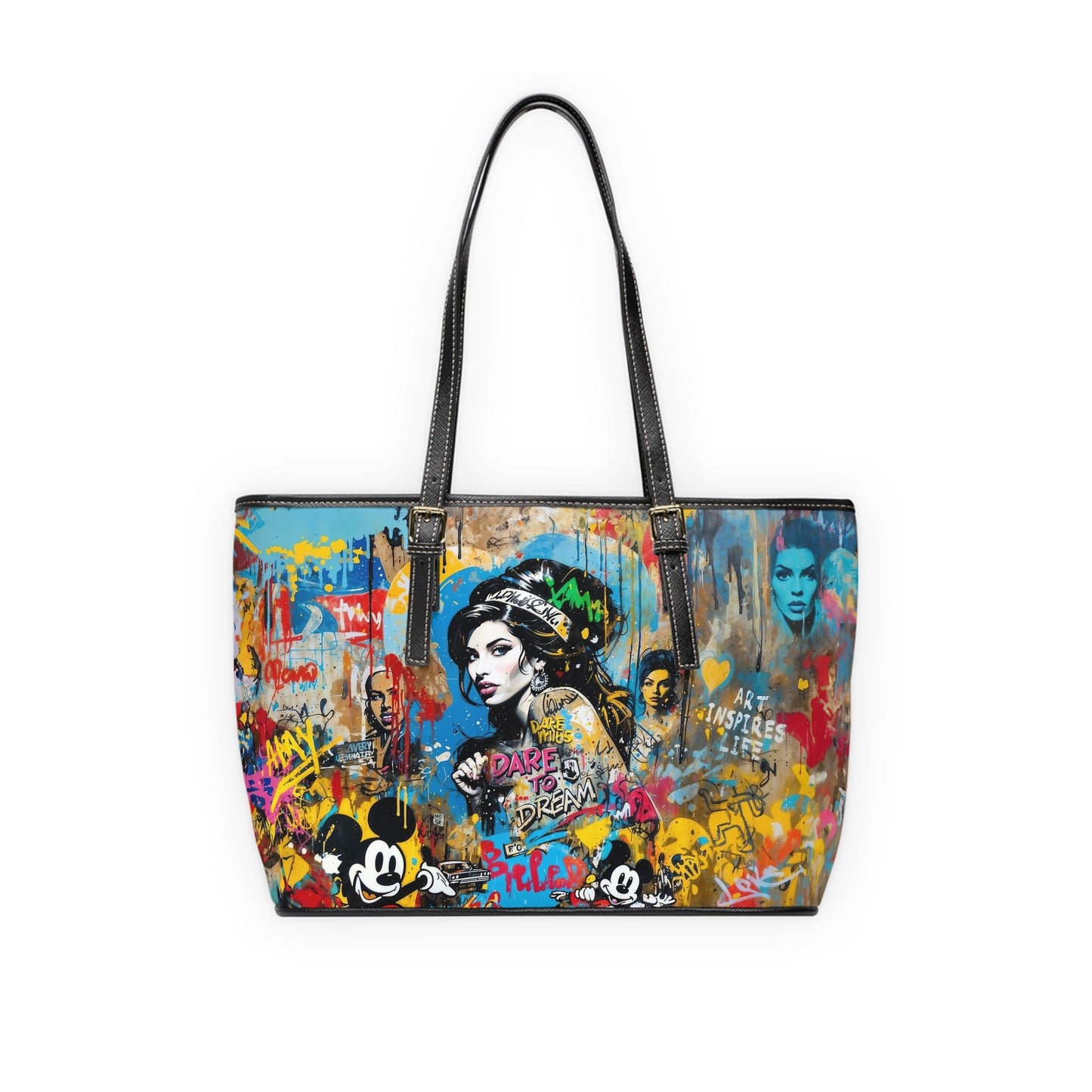 PU Leather Shoulder Bag - Amy Winehouse - Bags