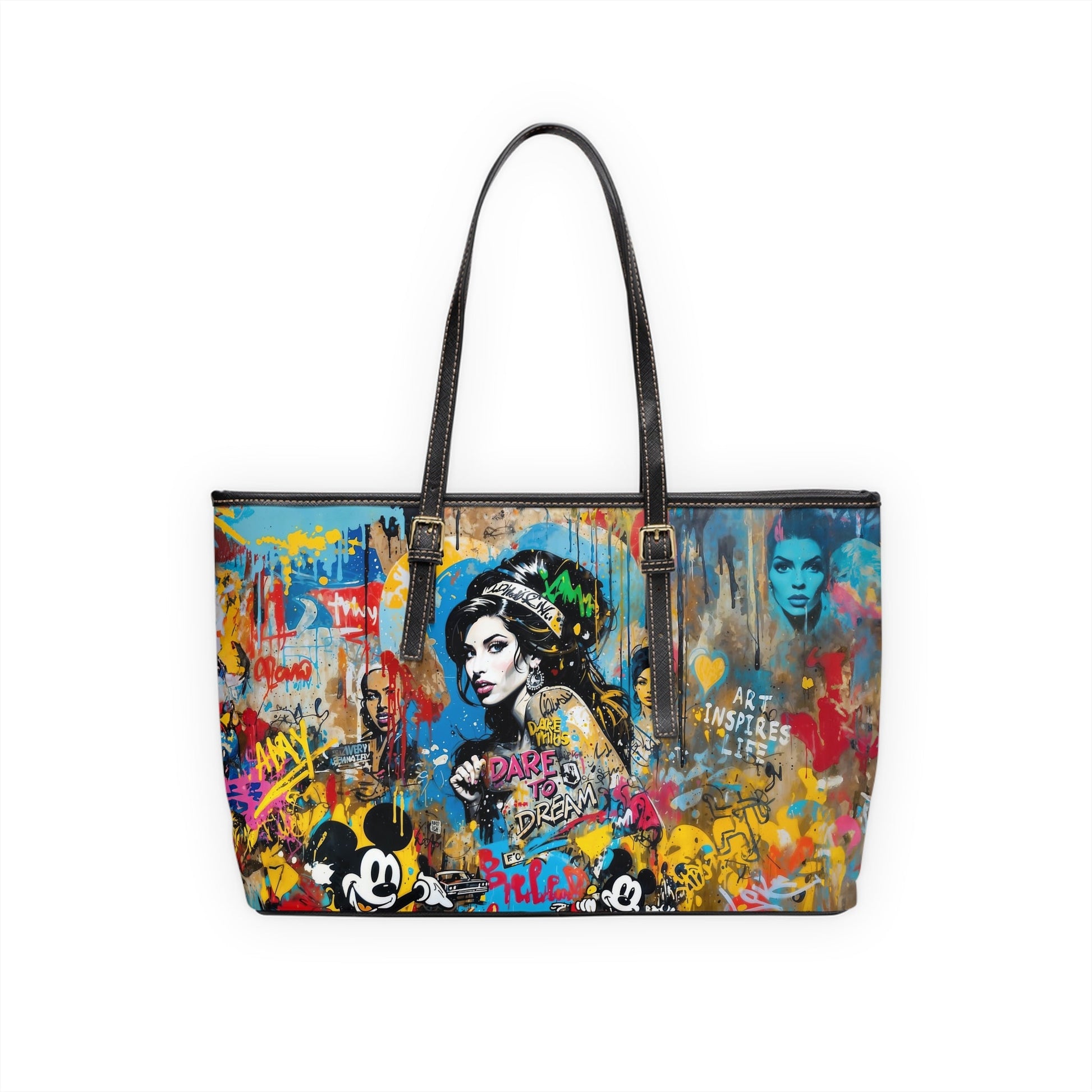 PU Leather Shoulder Bag - Amy Winehouse - Bags
