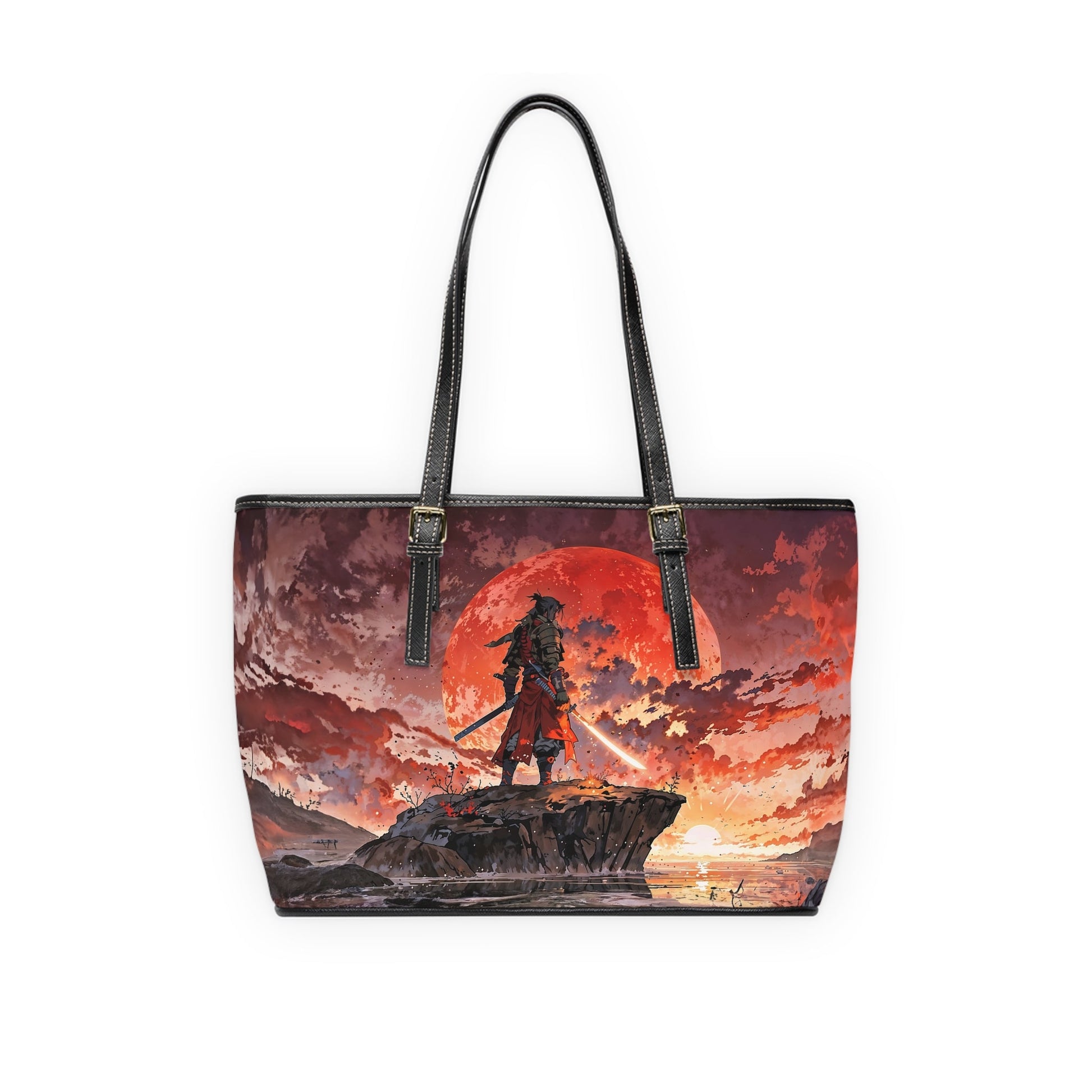 PU Leather Shoulder Bag- Samurai - Bags