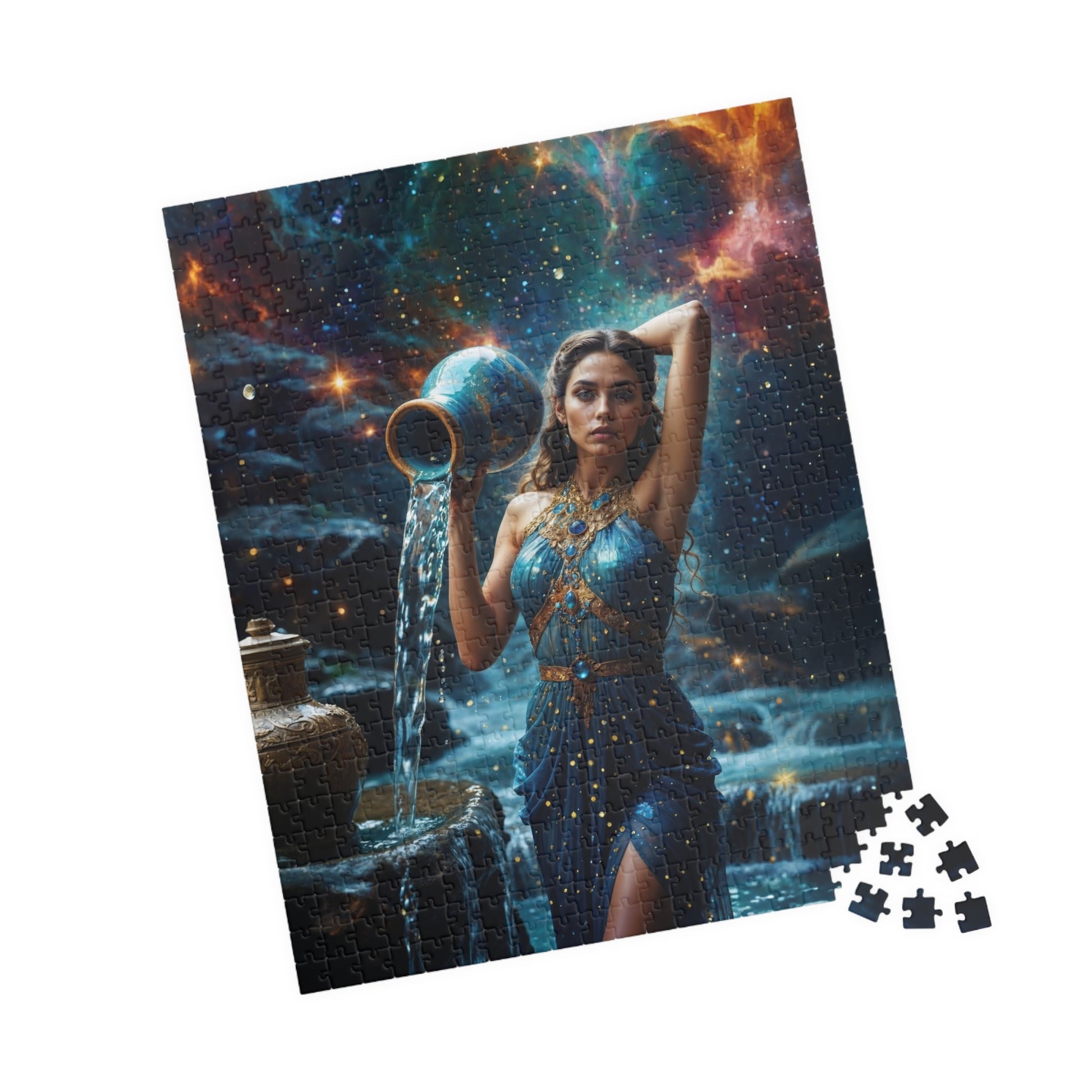 Puzzle - Aquarius Zodiac Artwork - Puzzle