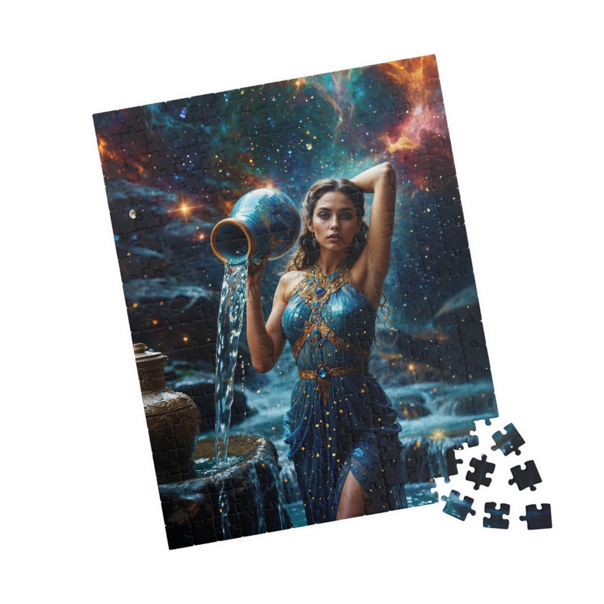 Puzzle - Aquarius Zodiac Artwork - Puzzle