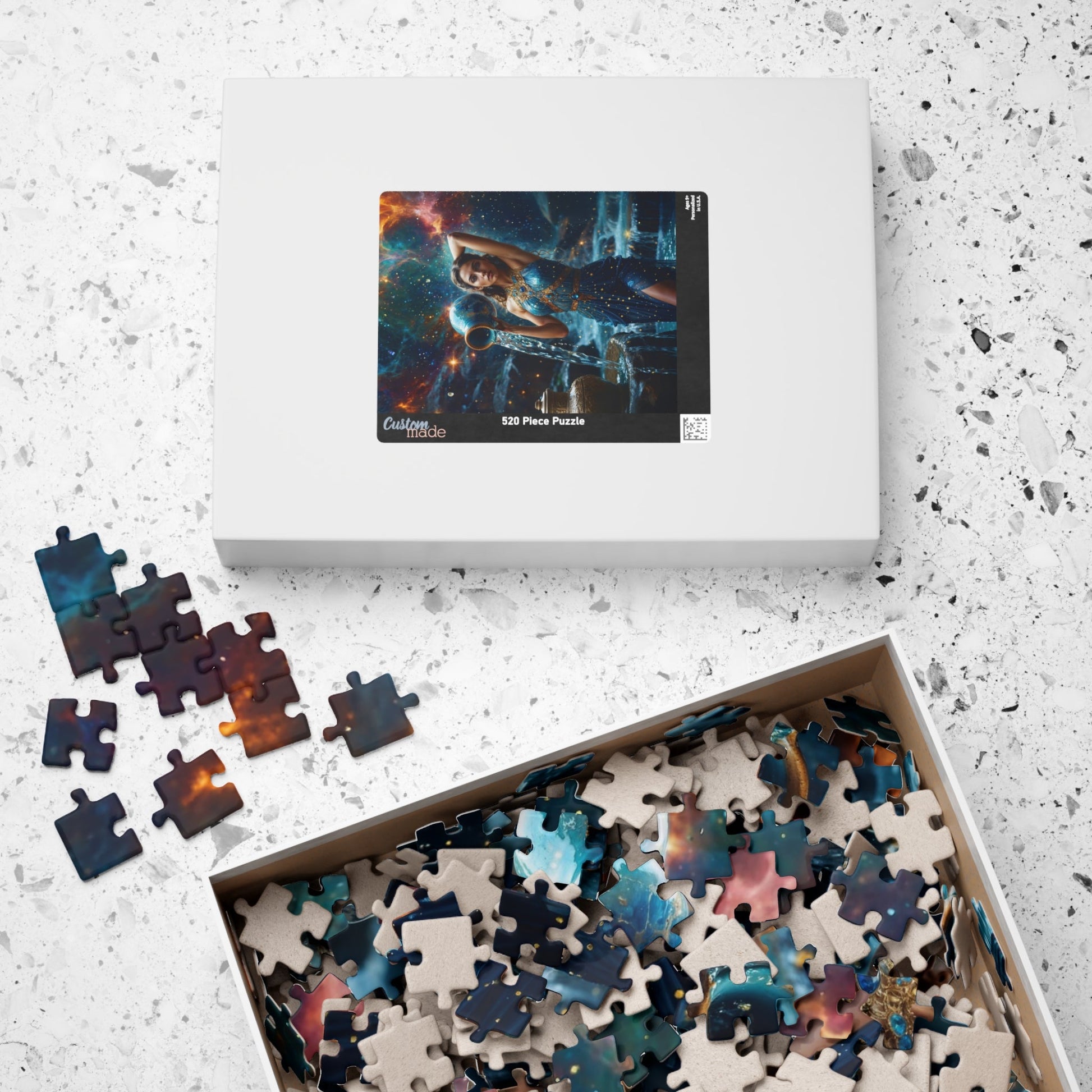 Puzzle - Aquarius Zodiac Artwork - Puzzle