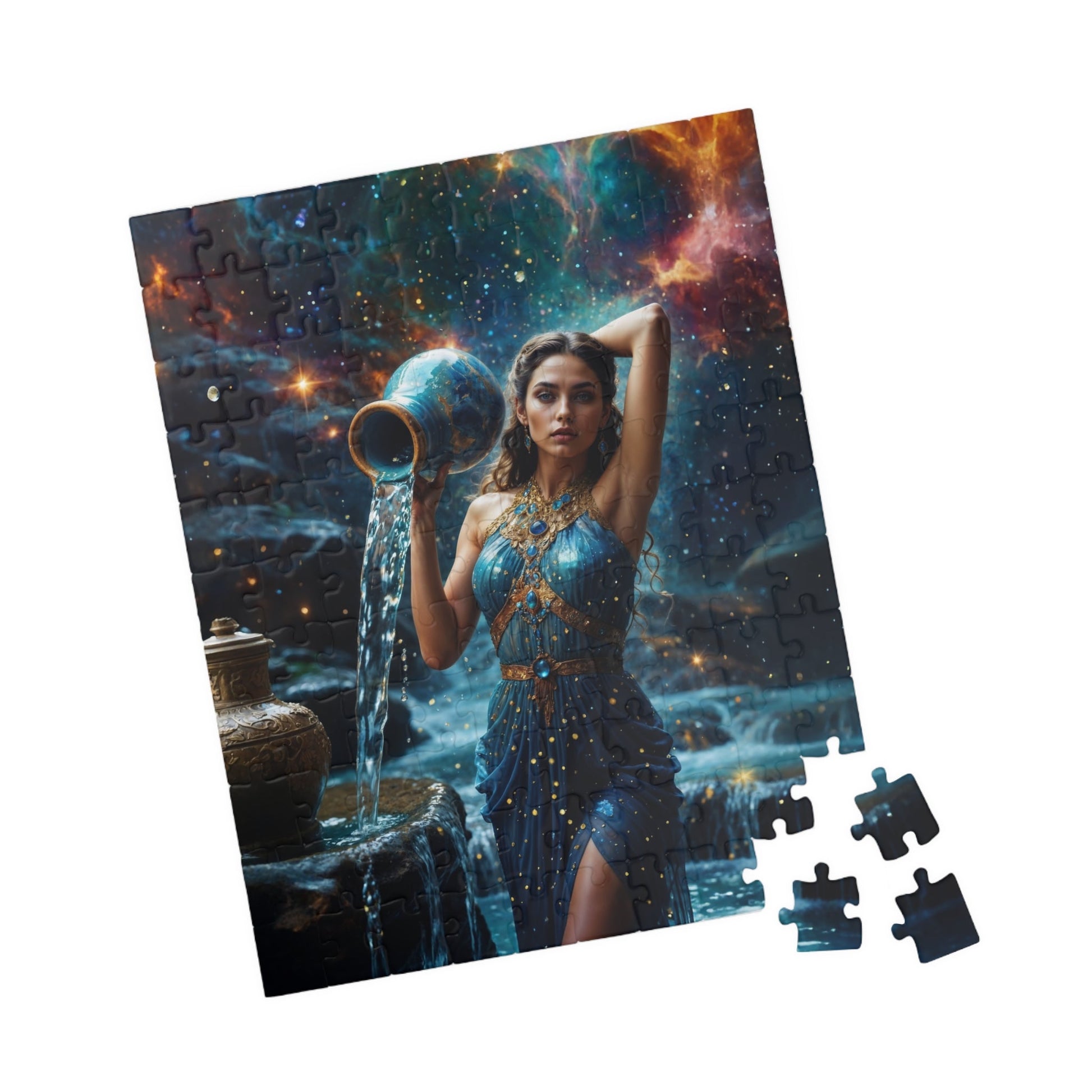 Puzzle - Aquarius Zodiac Artwork - Puzzle