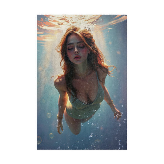 Puzzle Jigsaw - Serene Underwater World - 1014 pcs (Vertical) - Puzzle