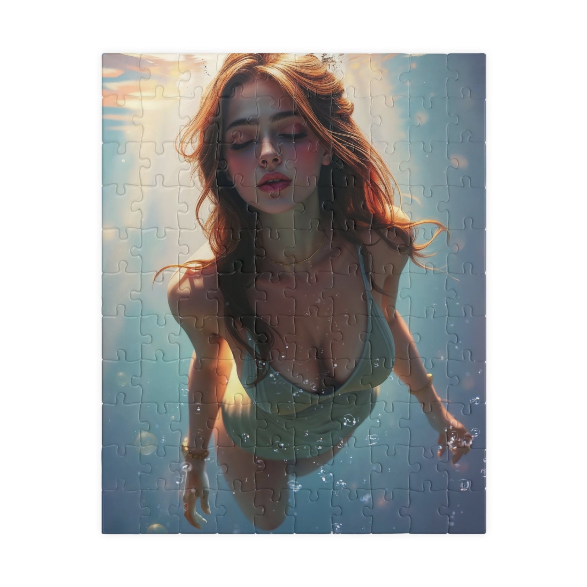 Puzzle Jigsaw - Serene Underwater World - 110 pcs (Vertical) - Puzzle