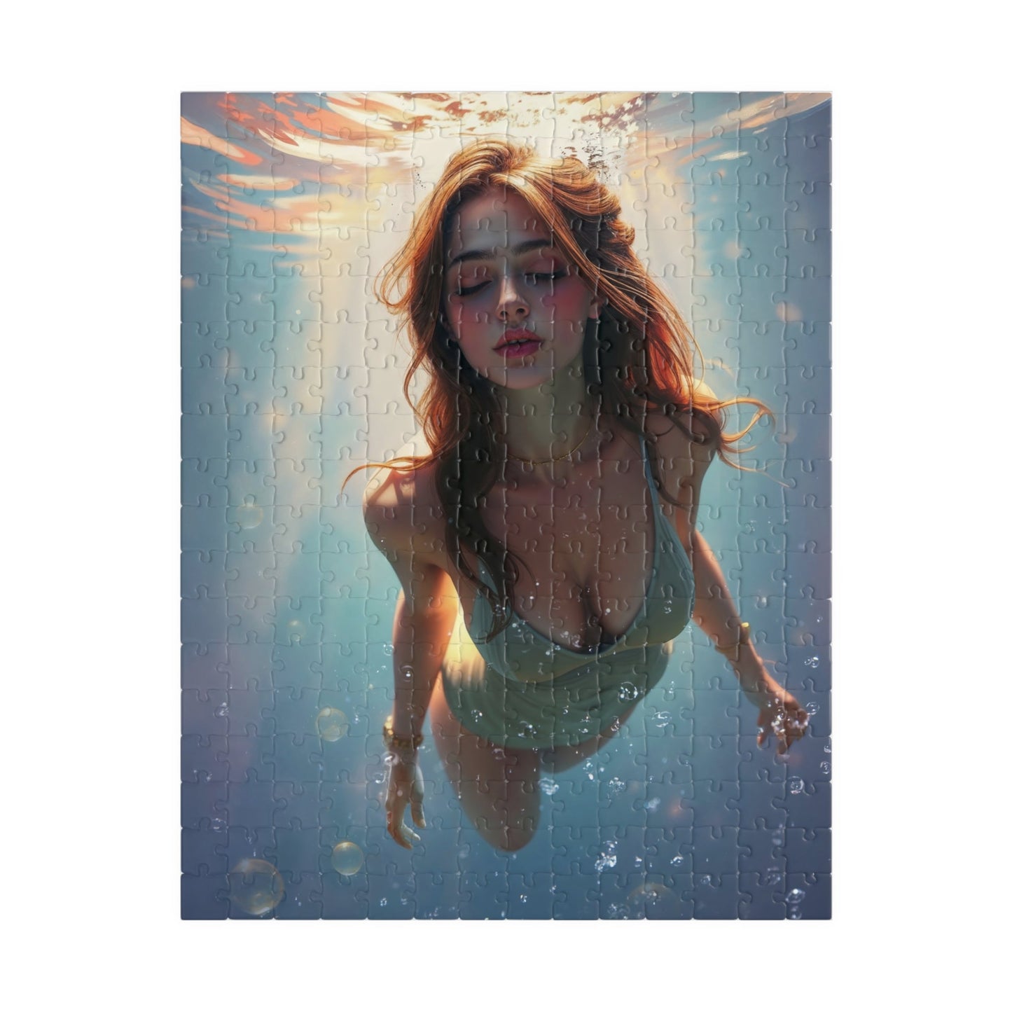 Puzzle Jigsaw - Serene Underwater World - 252 pcs (Vertical) - Puzzle